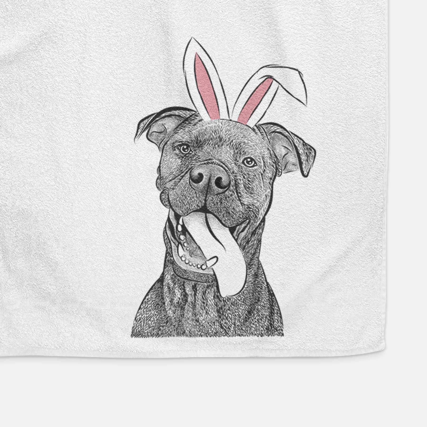 Mikey the Boxador Decorative Hand Towel