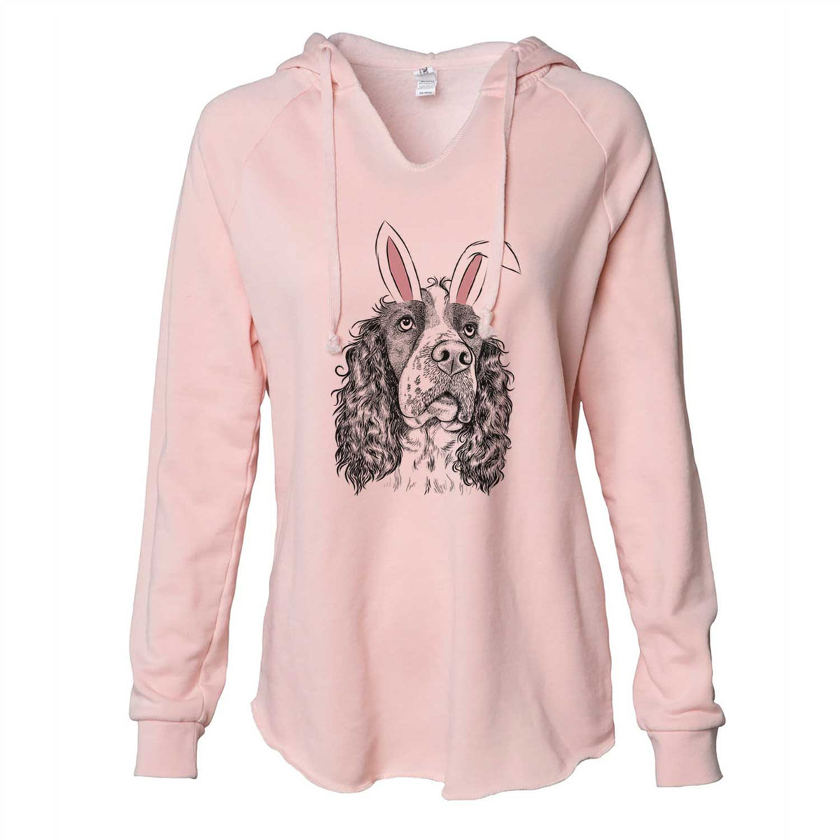 Easter Millie Mae the English Springer Spaniel - Cali Wave Hooded Sweatshirt