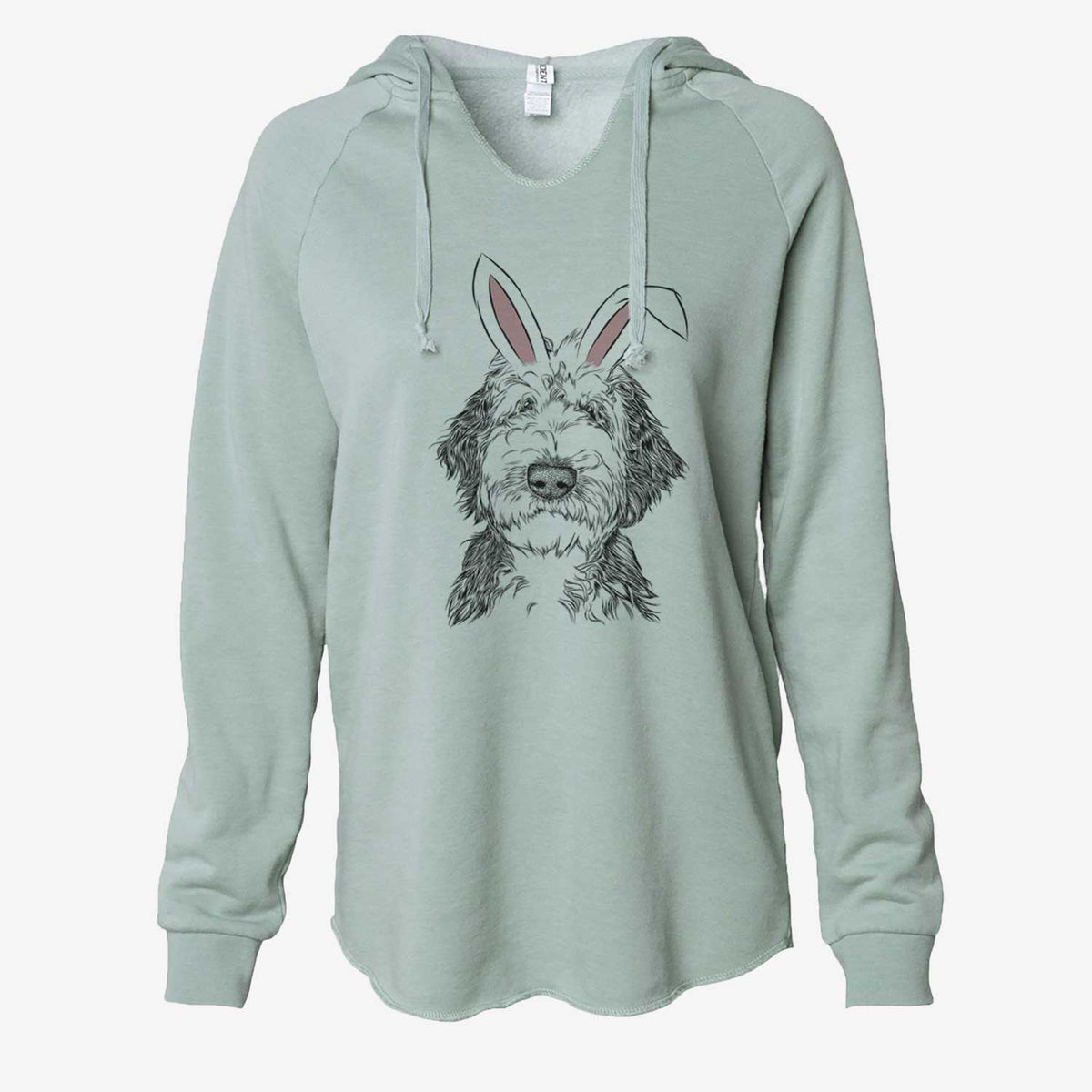 Easter Milo Fluff the Sheepadoodle - Cali Wave Hooded Sweatshirt