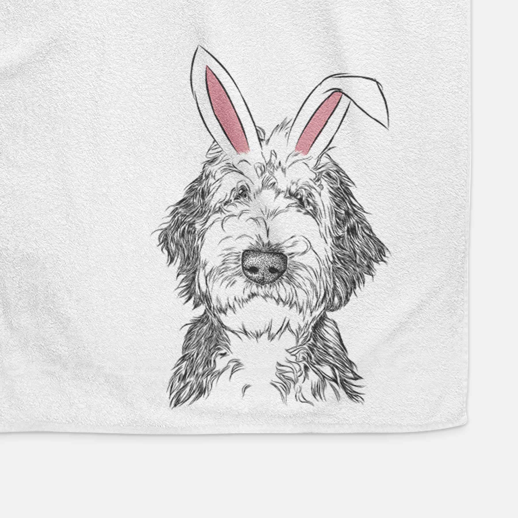 Milo Fluff the Sheepadoodle Decorative Hand Towel