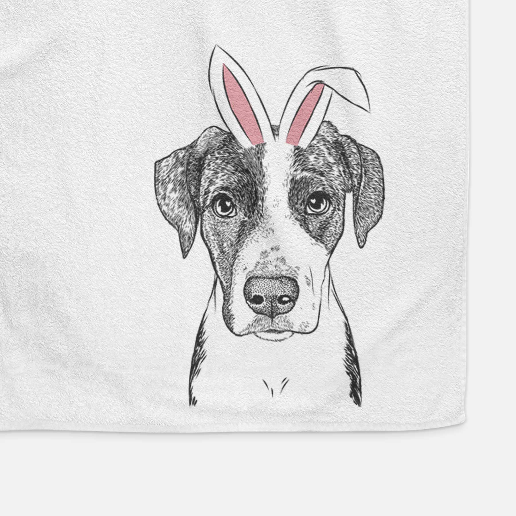 Milo the Mixed Breed Decorative Hand Towel