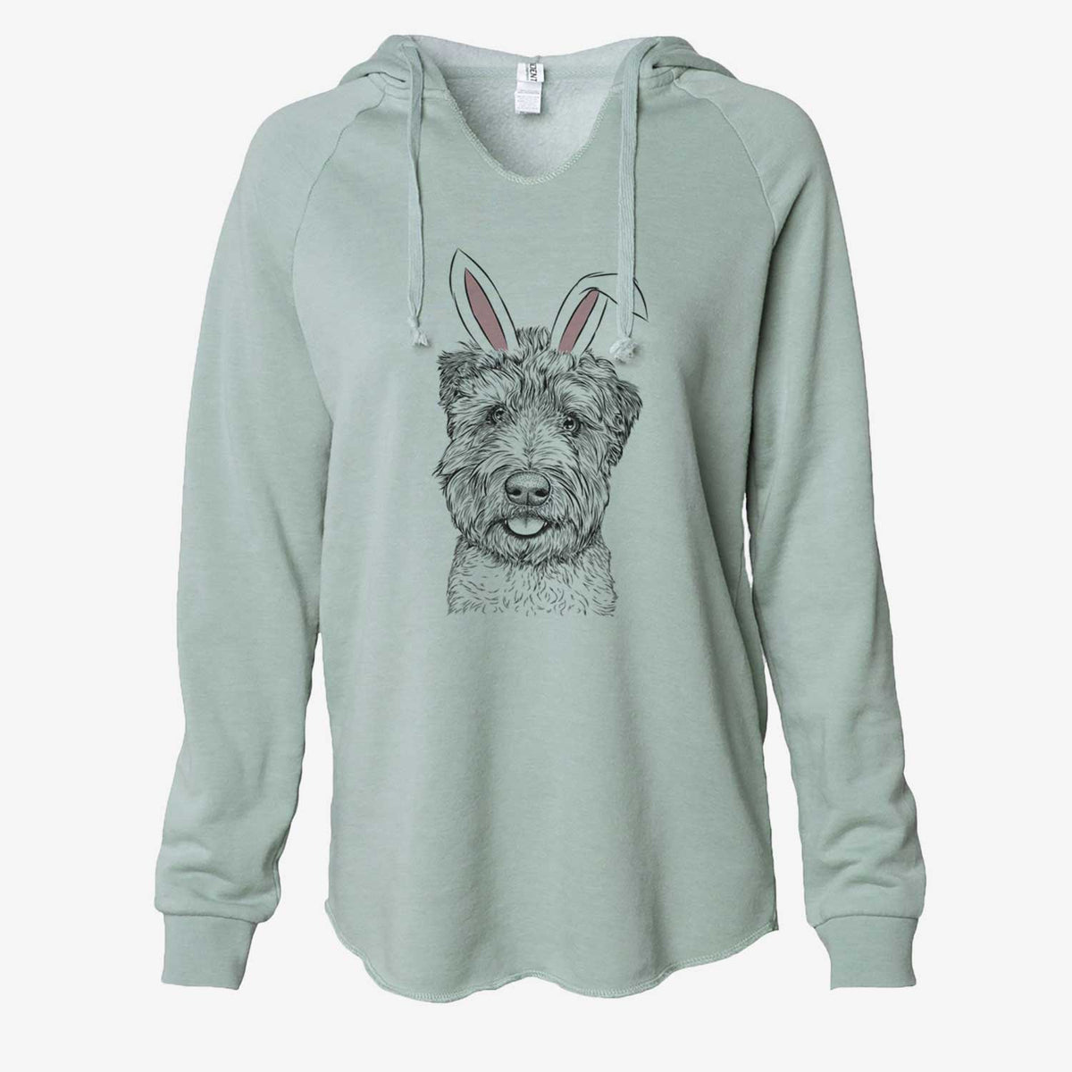 Easter Milton the Soft Coated Wheaten Terrier - Cali Wave Hooded Sweatshirt