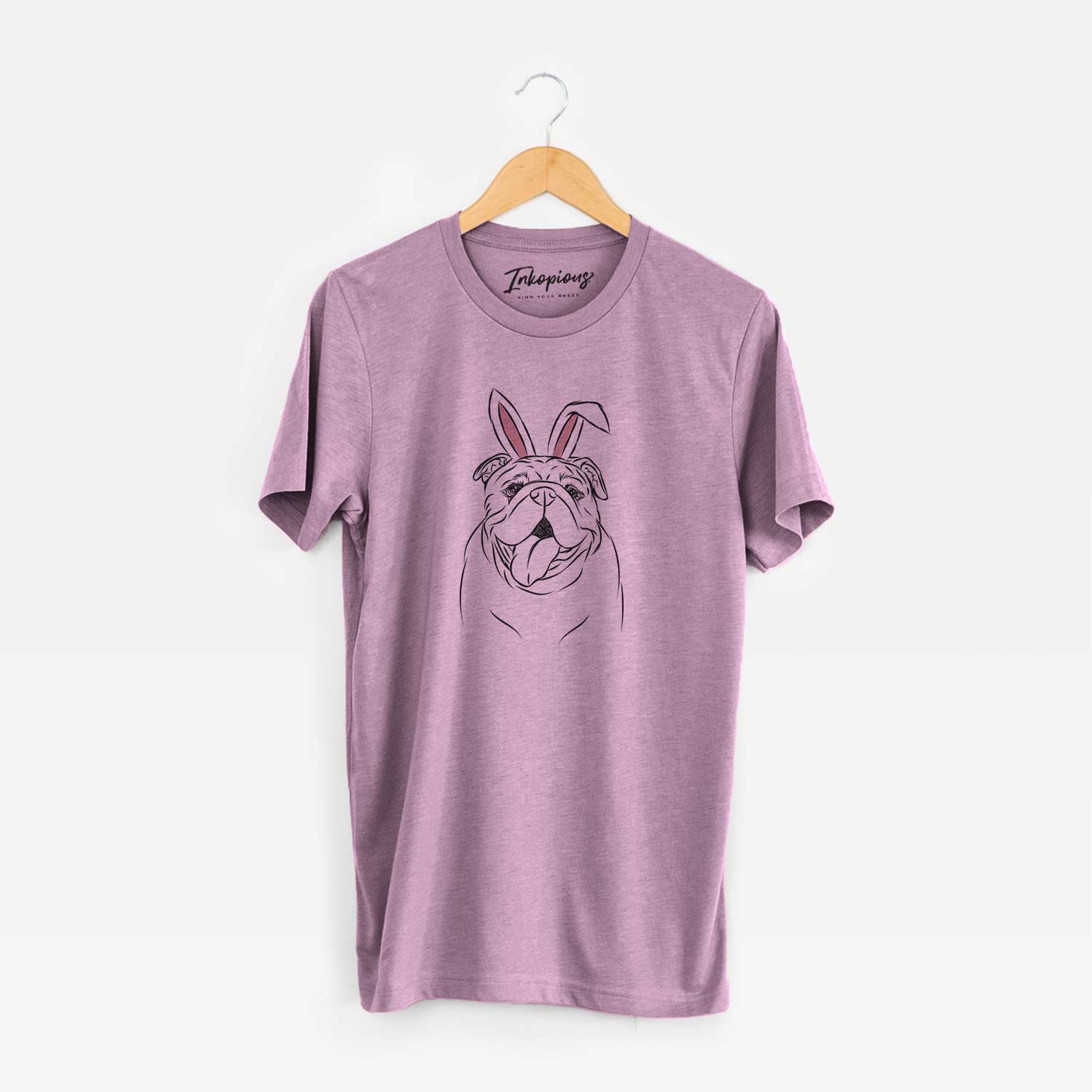 Easter Missy Moo the English Bulldog - Unisex Crewneck