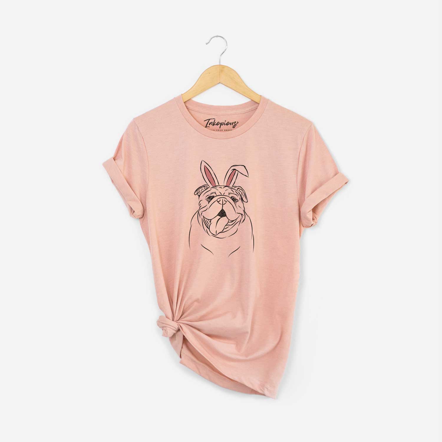 Easter Missy Moo the English Bulldog - Unisex Crewneck