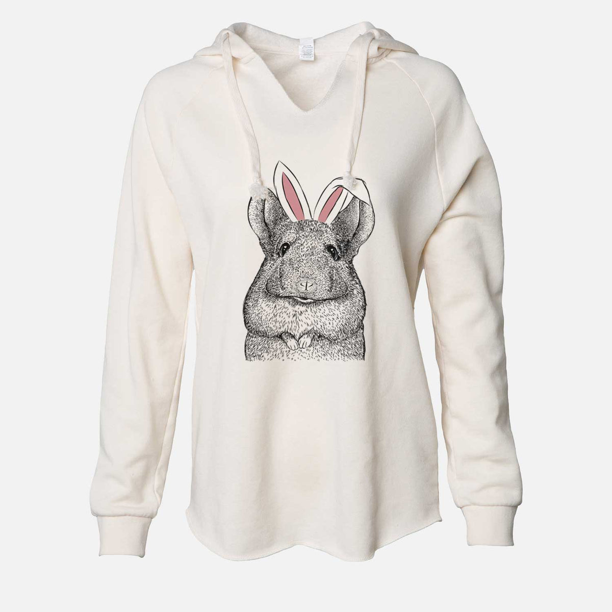 Easter Mojo the Chinchilla - Cali Wave Hooded Sweatshirt