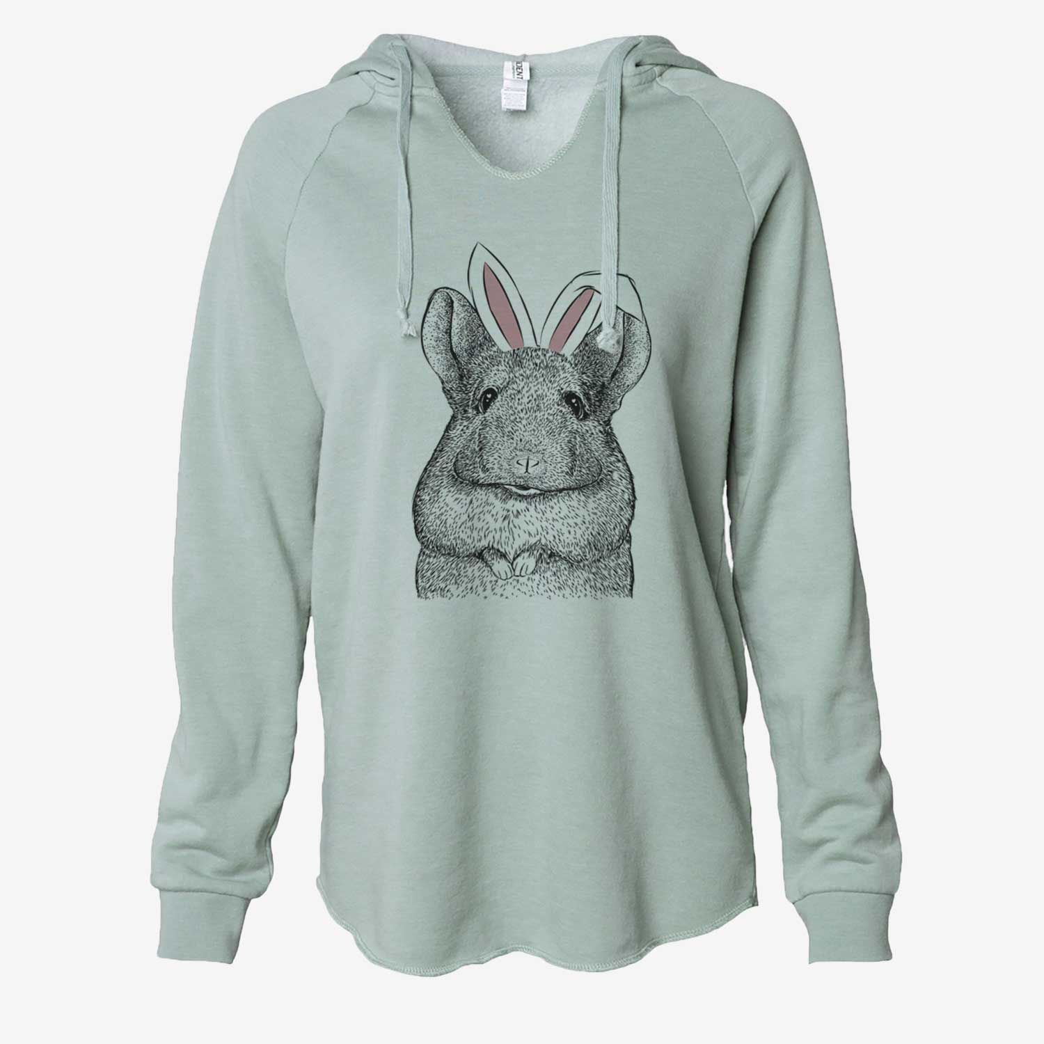 Easter Mojo the Chinchilla - Cali Wave Hooded Sweatshirt
