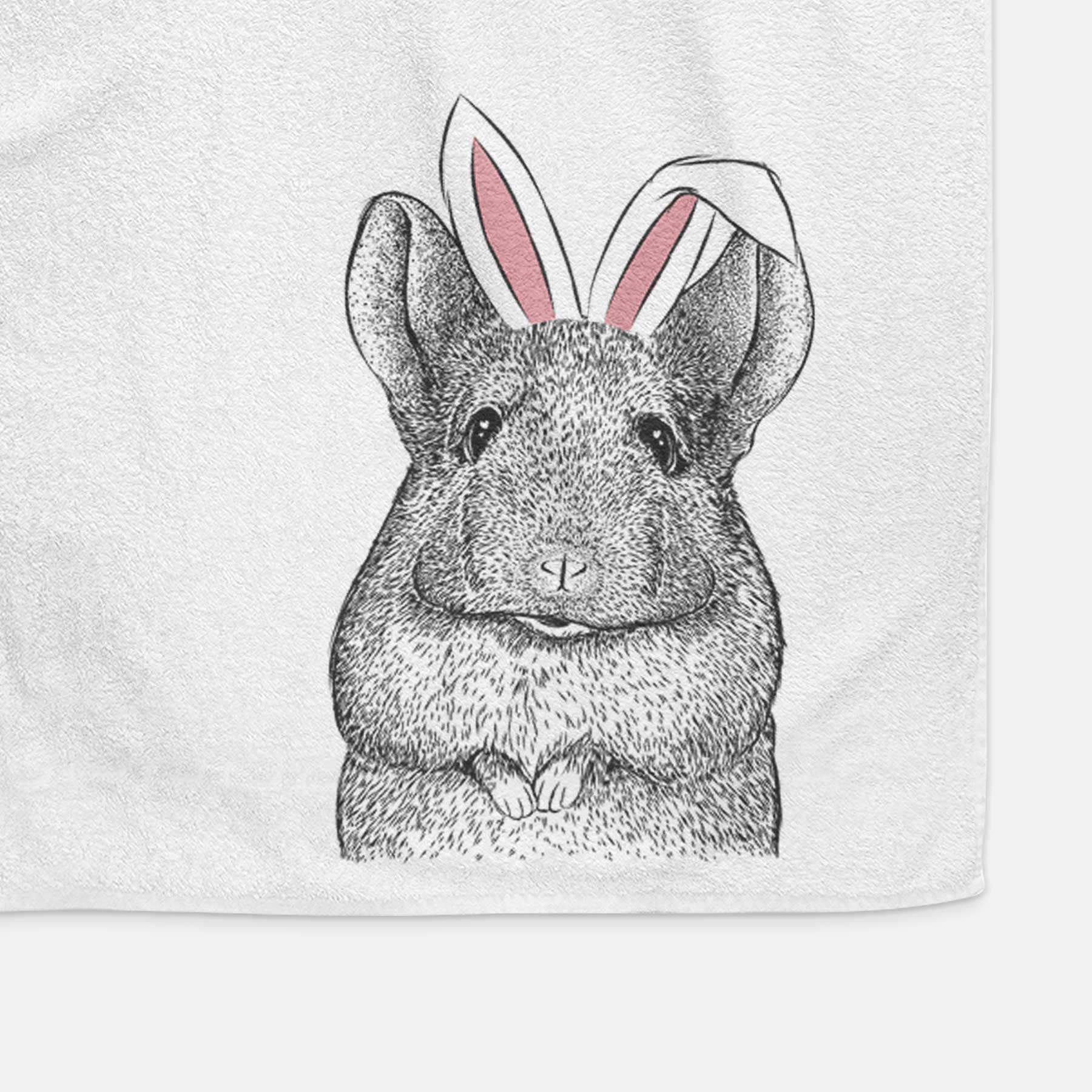 Mojo the Chinchilla Decorative Hand Towel