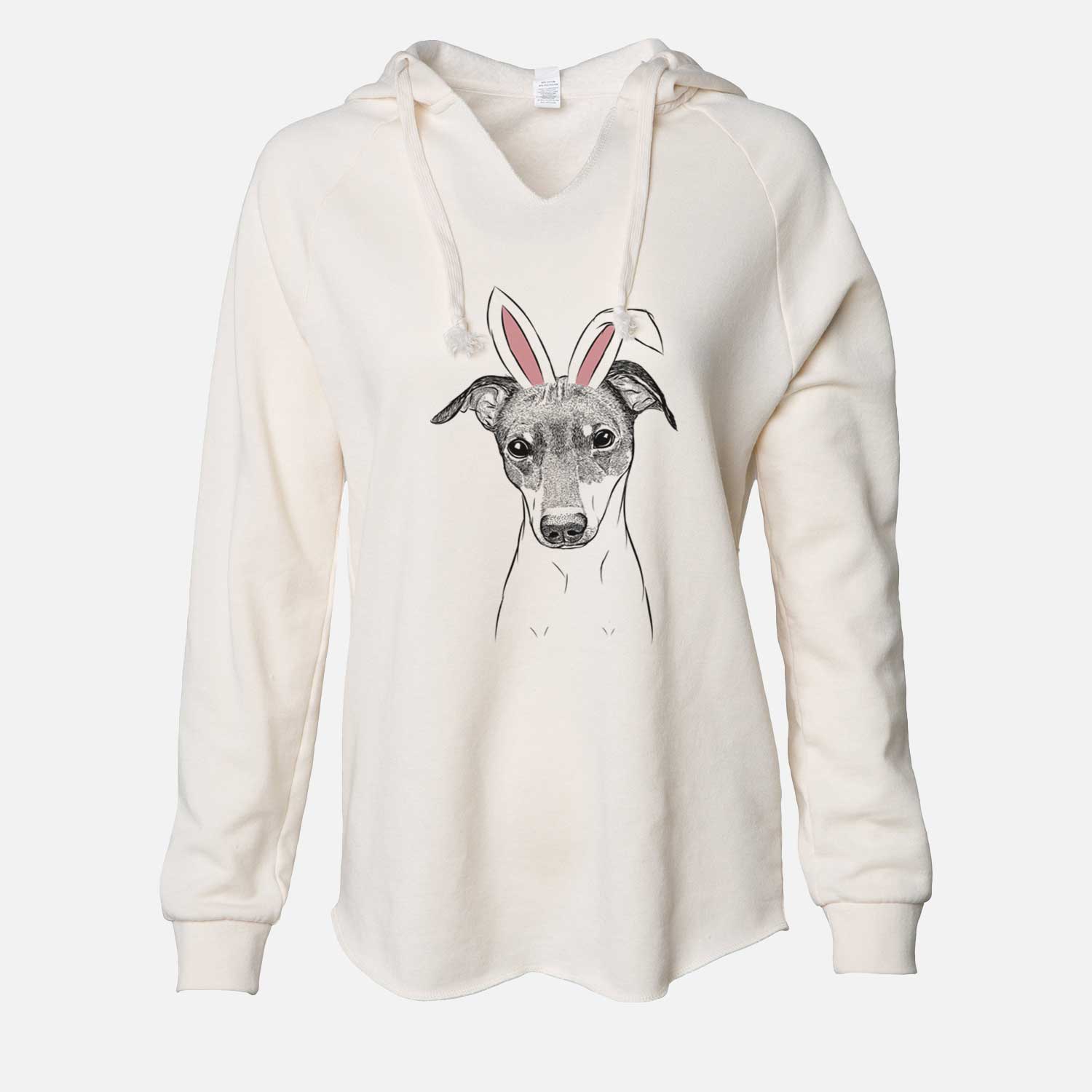 Easter Momo the Japanese Terrier - Cali Wave Hooded Sweatshirt