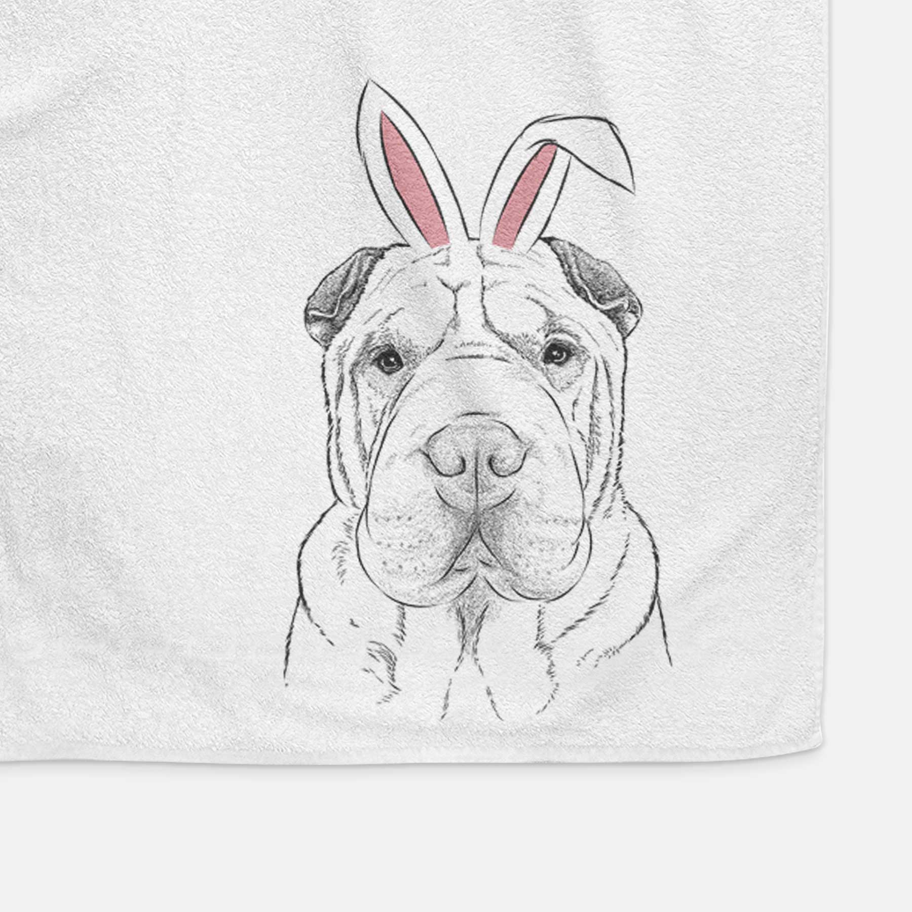 Moomers the Shar Pei Decorative Hand Towel