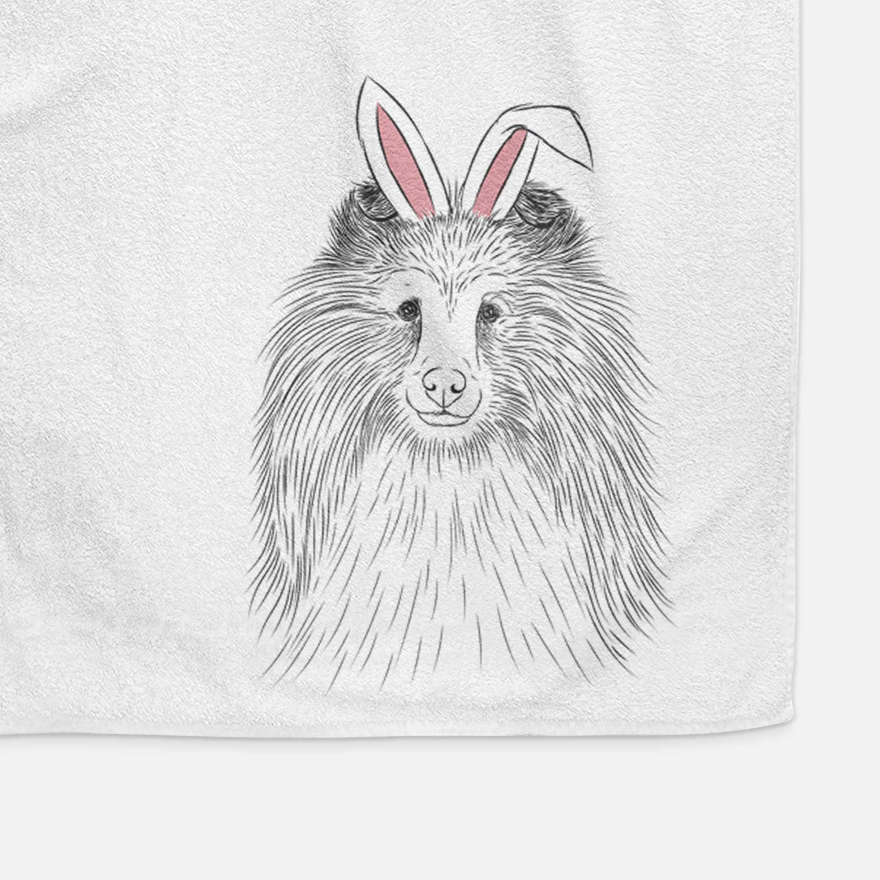 Moxie the Shetland Sheepdog Decorative Hand Towel