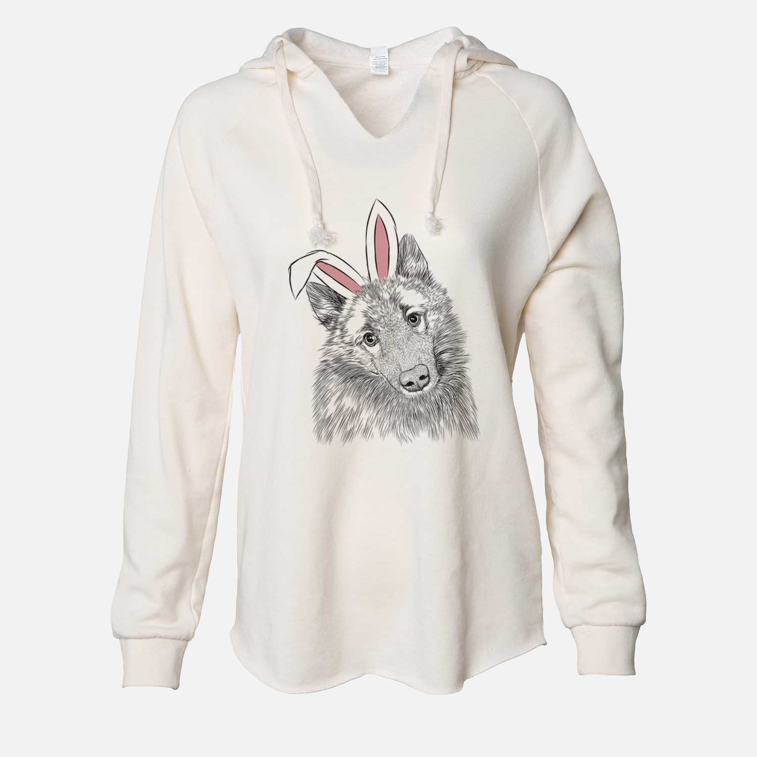 Easter Mr. Maverick the Keeshond - Cali Wave Hooded Sweatshirt