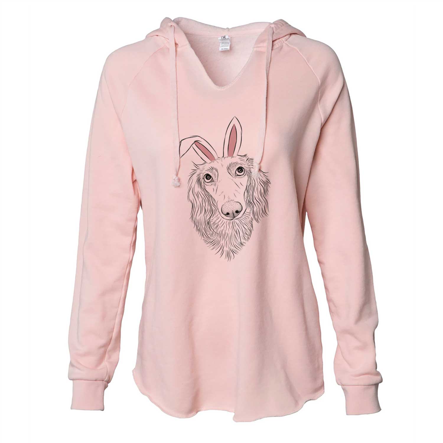 Easter Mr. Rusty the Long Haired Dachshund - Cali Wave Hooded Sweatshirt