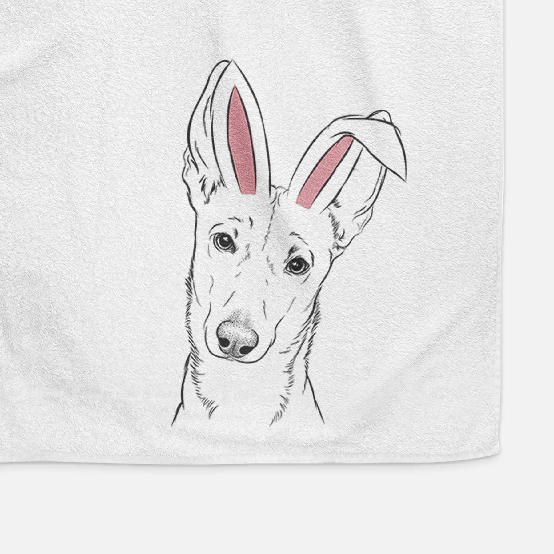 Nala the Carolina Dog Decorative Hand Towel