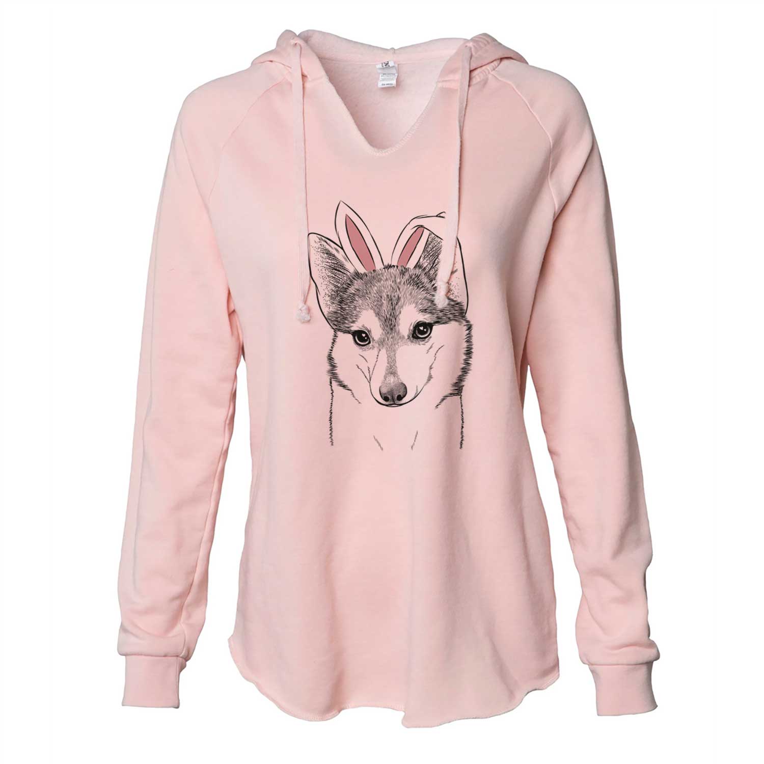 Easter Nami the Alaskan Klee Kai - Cali Wave Hooded Sweatshirt