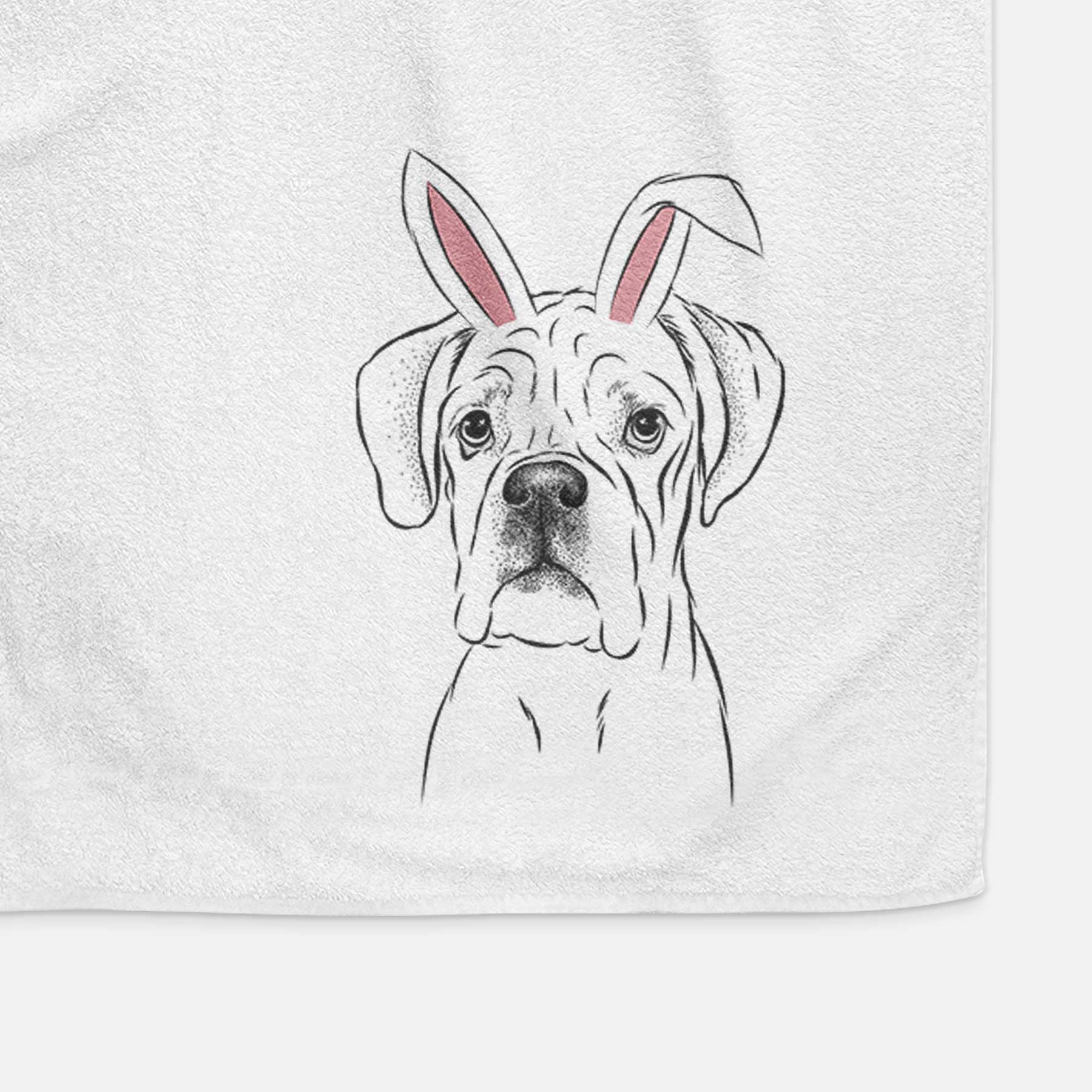 Nelly the Boxer Decorative Hand Towel