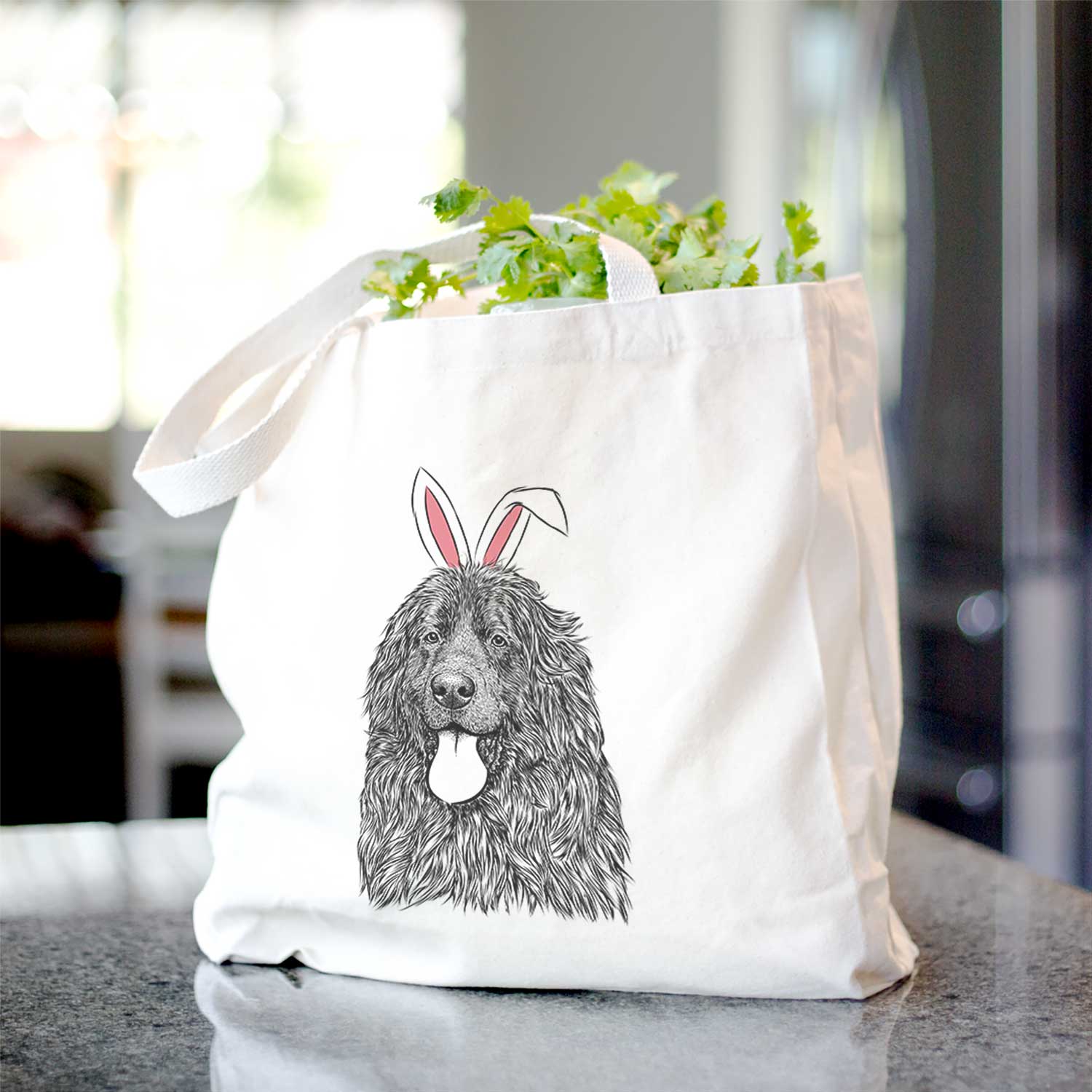 Neptune the Newfoundland - Tote Bag