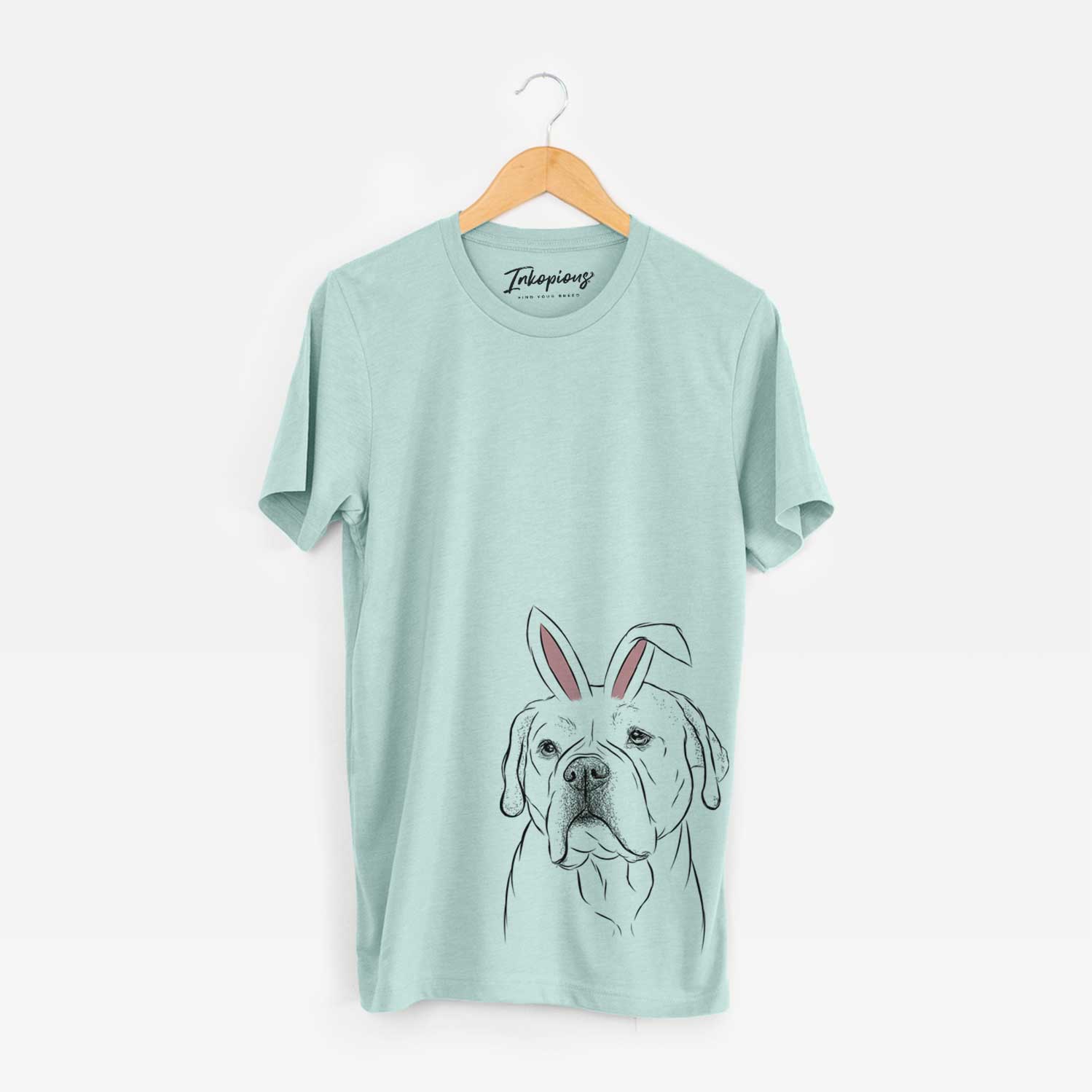 Easter Nora the American Bulldog Mix - Unisex Crewneck
