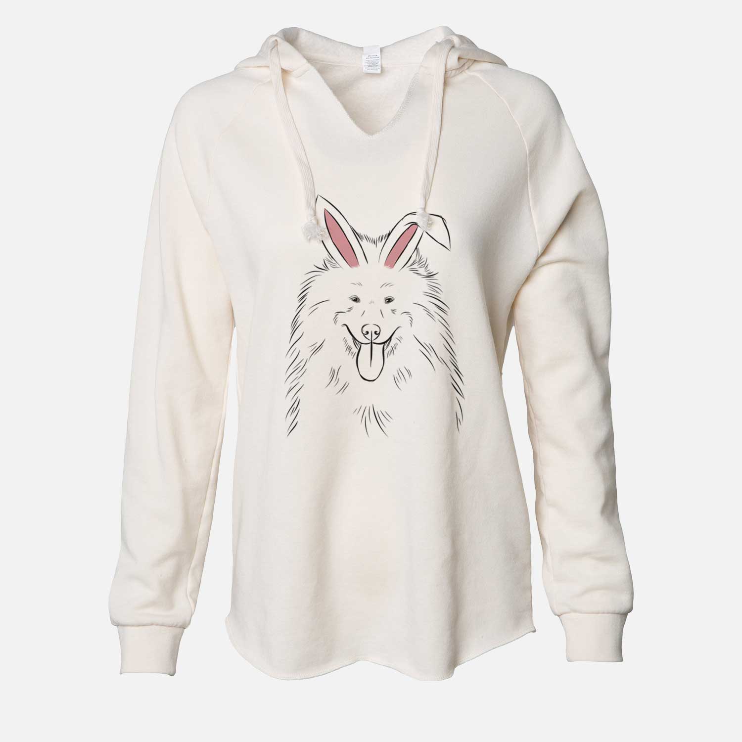 Easter Nova the Samoyed - Cali Wave Hooded Sweatshirt