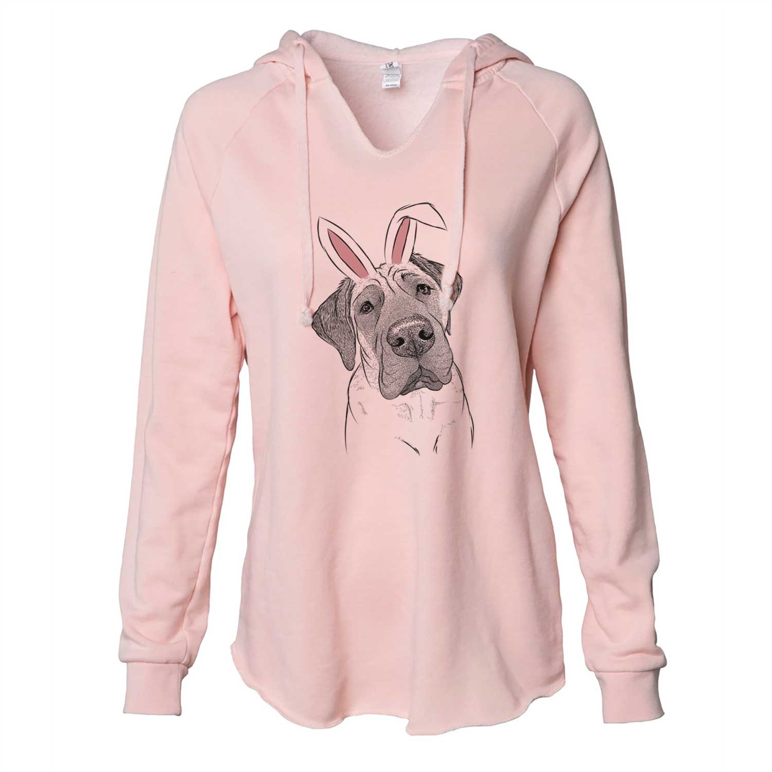 Easter Nutterbutter the English Mastiff - Cali Wave Hooded Sweatshirt