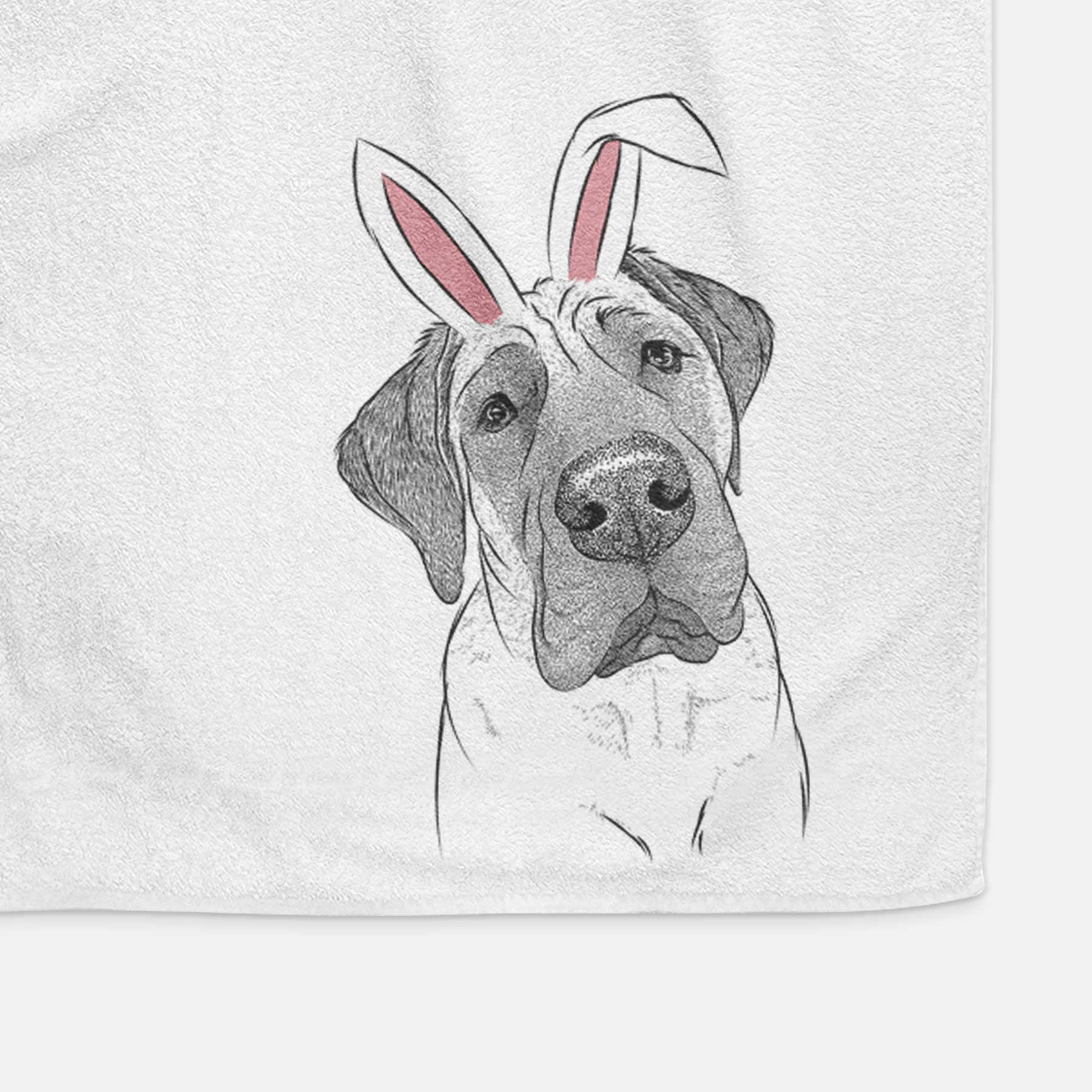 Nutterbutter the English Mastiff Decorative Hand Towel