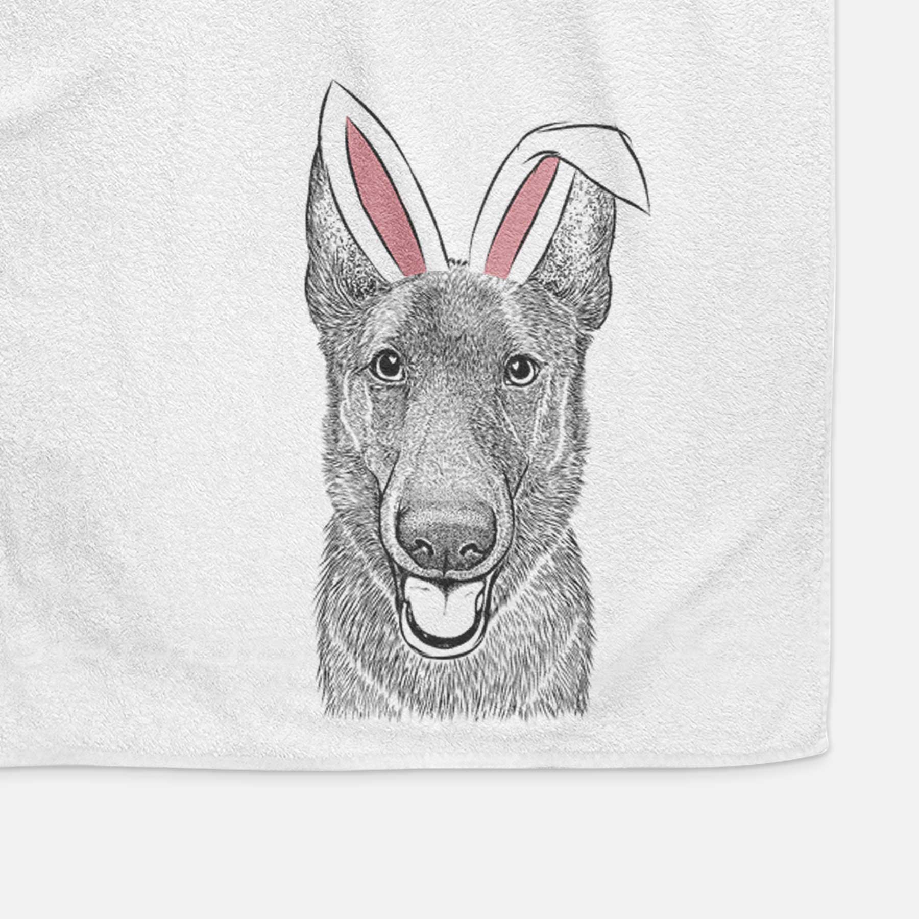 Nyx the German Shepherd Decorative Hand Towel