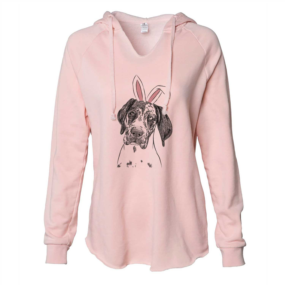 Easter Nyx the Great Dane - Cali Wave Hooded Sweatshirt