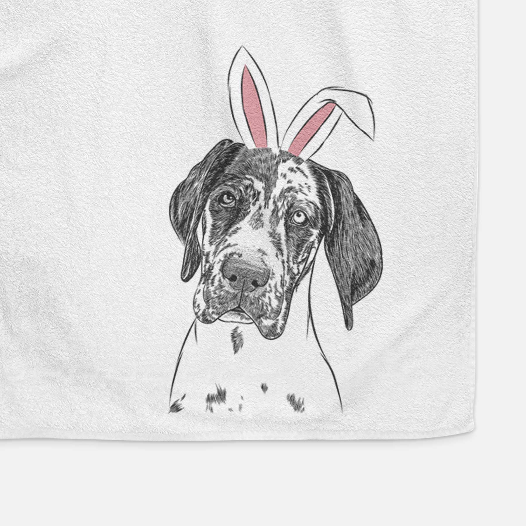 Nyx the Great Dane Decorative Hand Towel