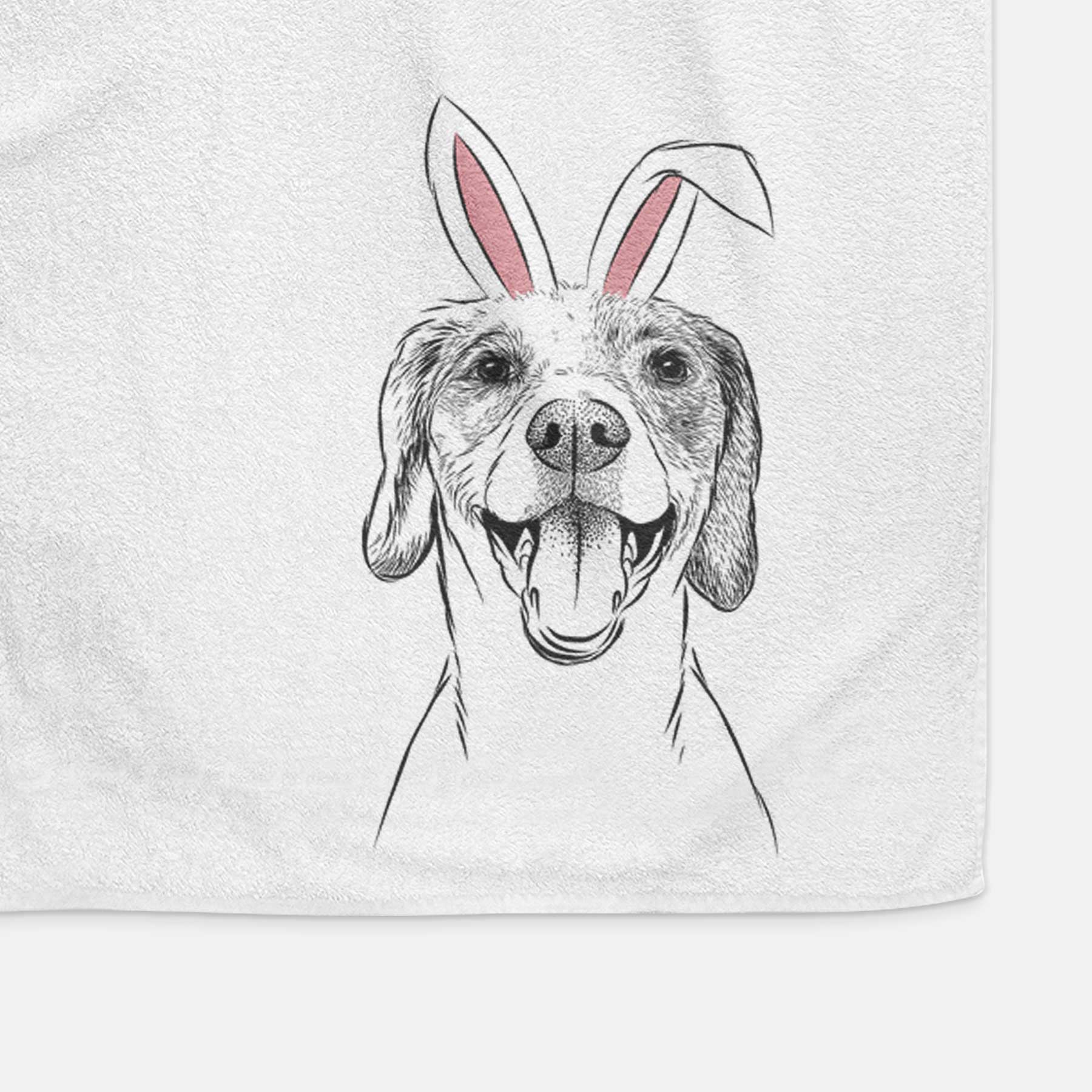 Obi the Beagle Mix Decorative Hand Towel