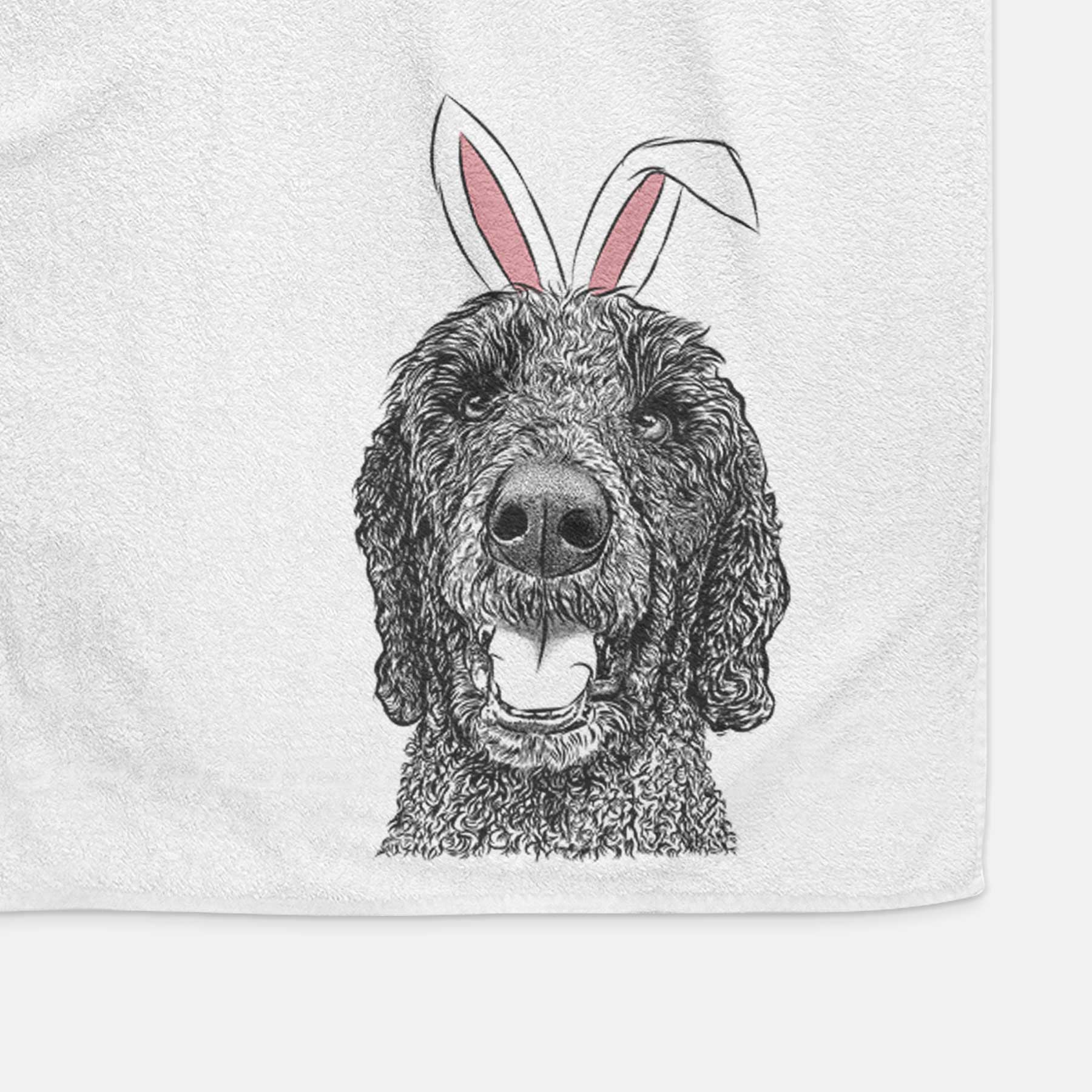 Obi James the Goldendoodle Decorative Hand Towel