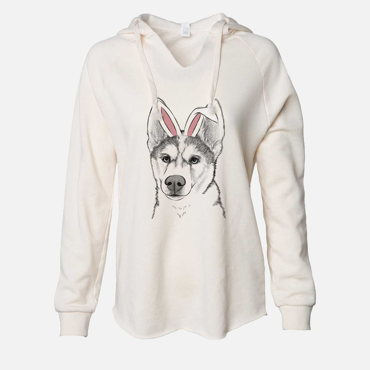 Easter Odin the Siberian Husky - Cali Wave Hooded Sweatshirt