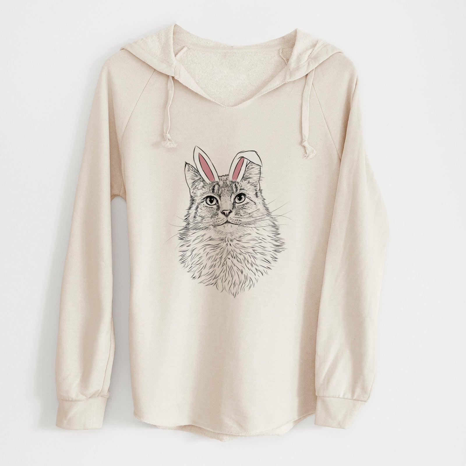 Easter Olive the Cat - Cali Wave Hooded Sweatshirt