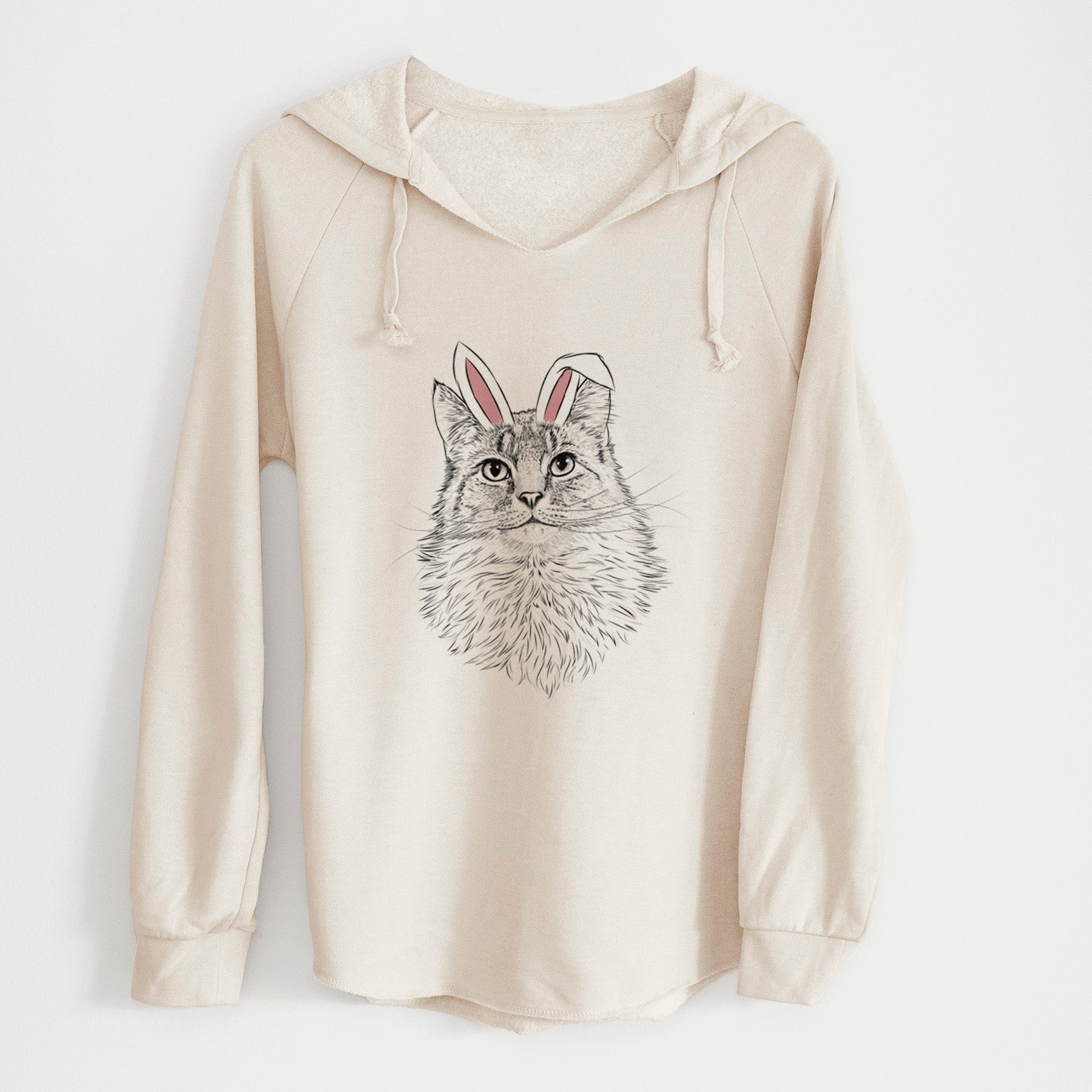 Easter Olive the Cat - Cali Wave Hooded Sweatshirt