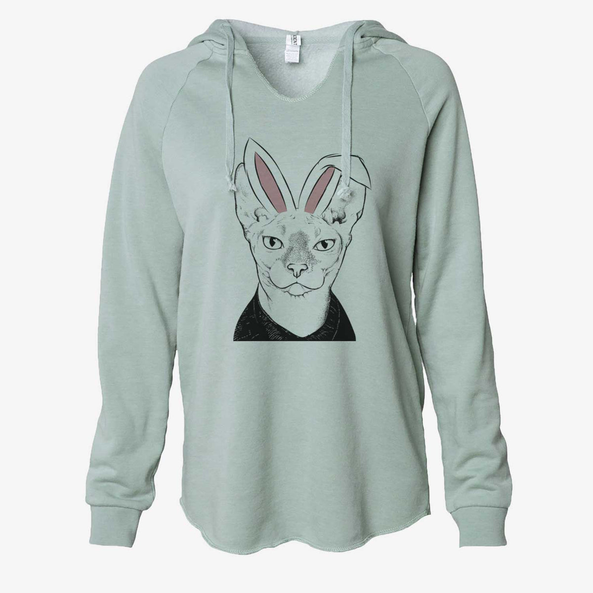 Easter Oliver Watson the Sphynx Cat - Cali Wave Hooded Sweatshirt