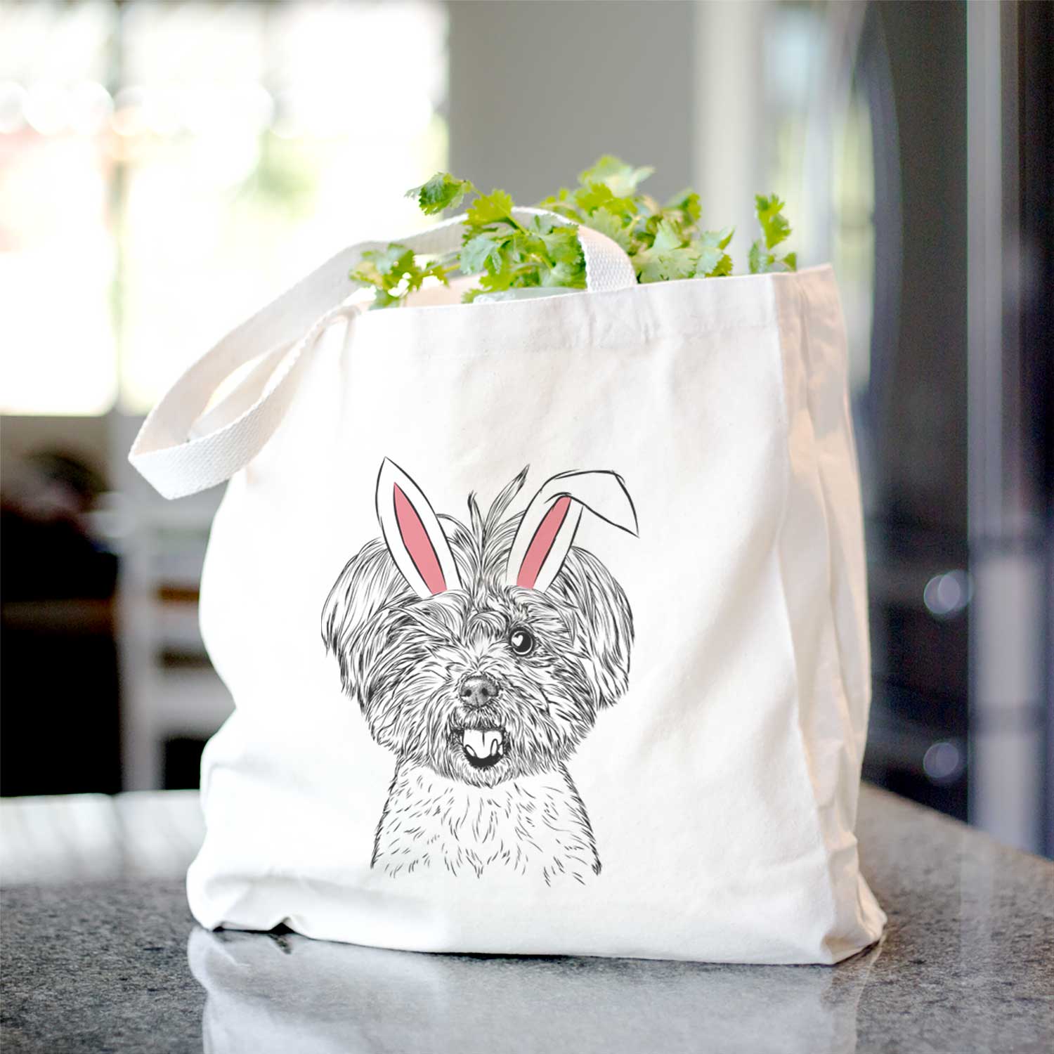 Oliver the Yorkie Mix - Tote Bag