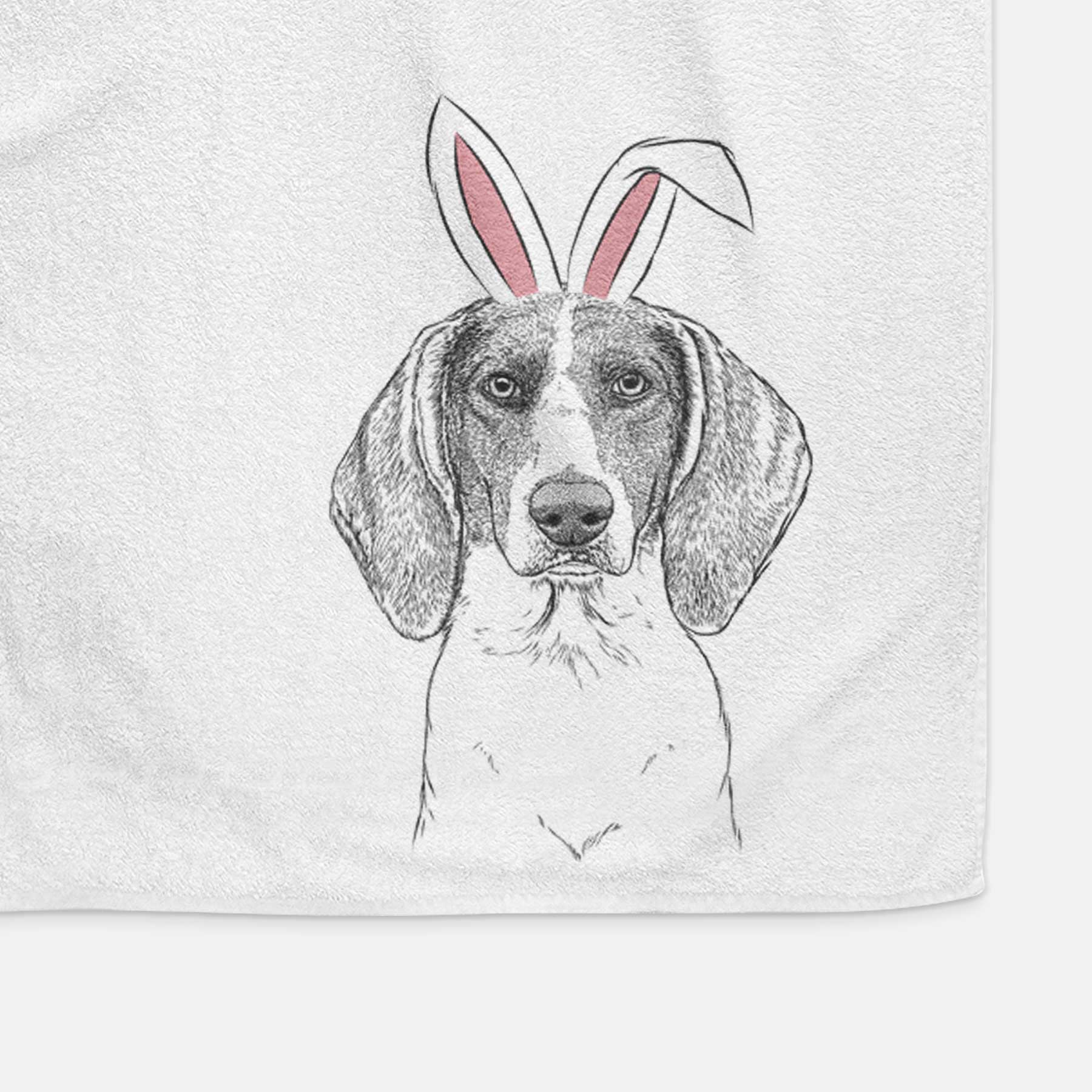 Orin the Treeing Walker Coonhound Decorative Hand Towel