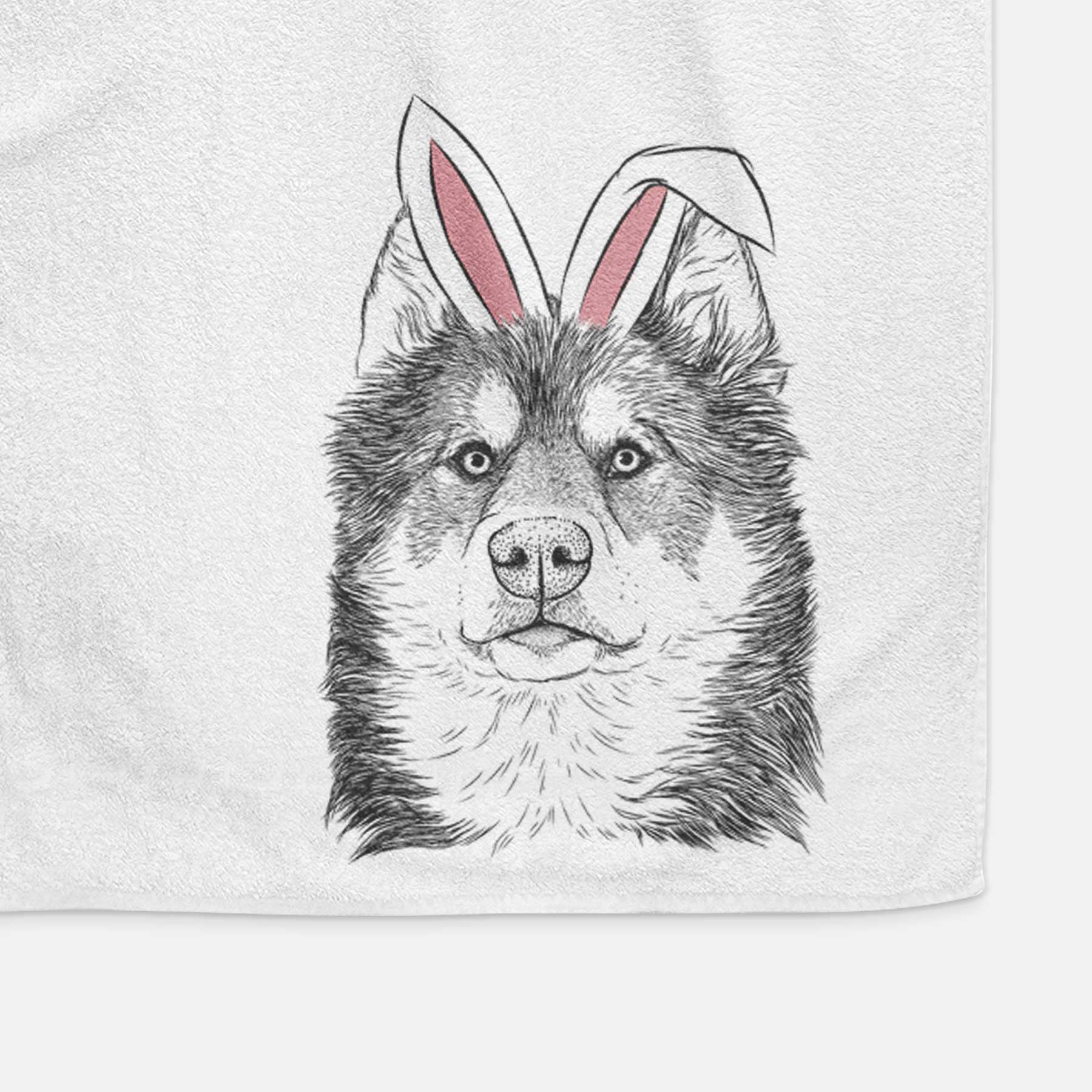 Oskar the Canadian Eskimo Dog Decorative Hand Towel