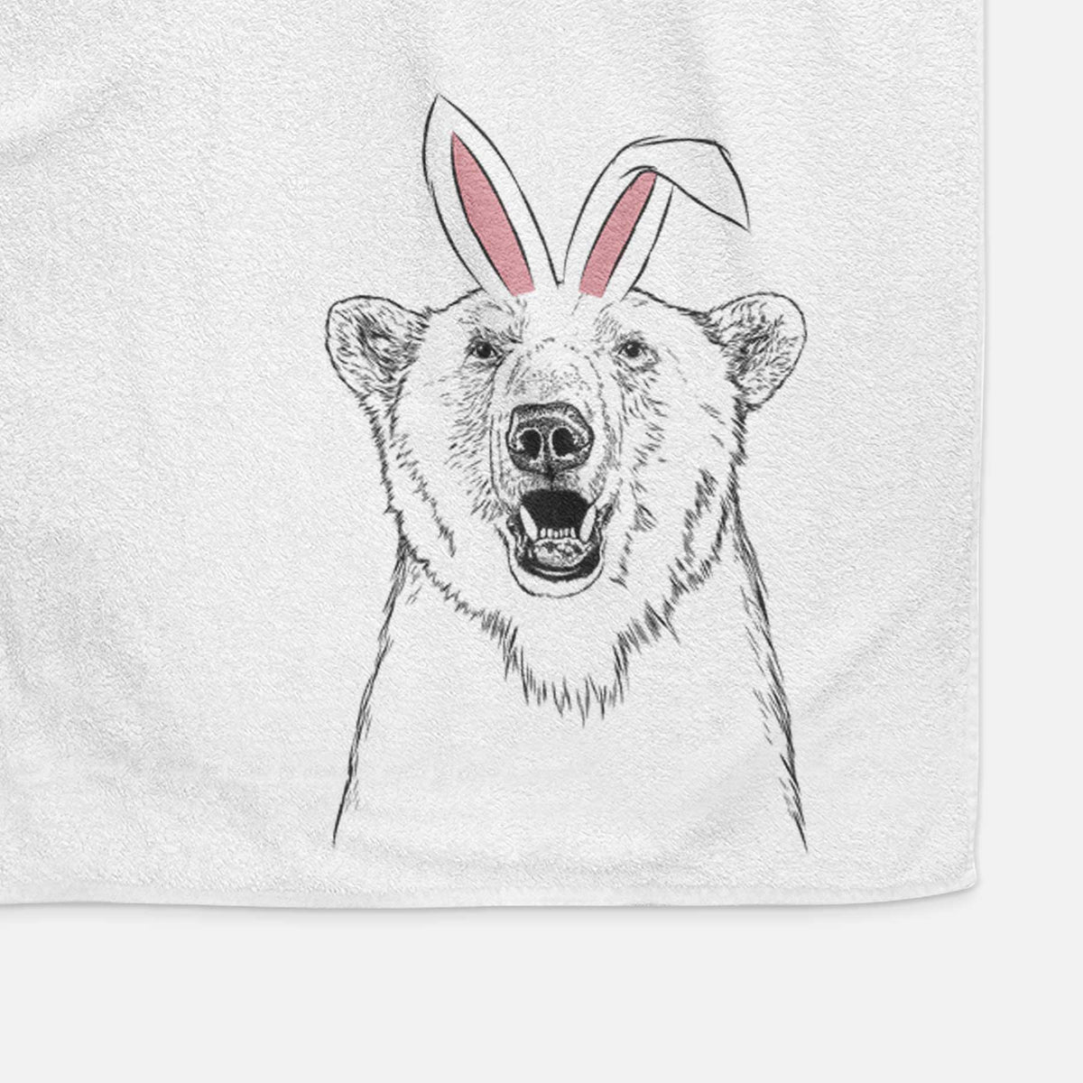 Oslo the Polar Bear Decorative Hand Towel