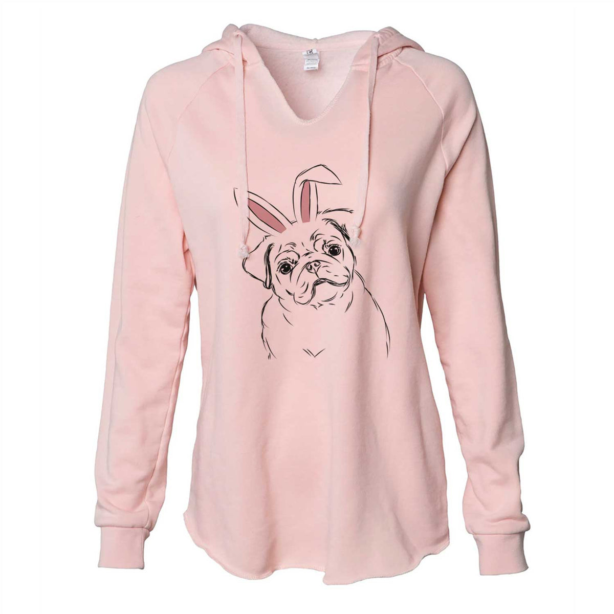 Easter Otis the Pug - Cali Wave Hooded Sweatshirt