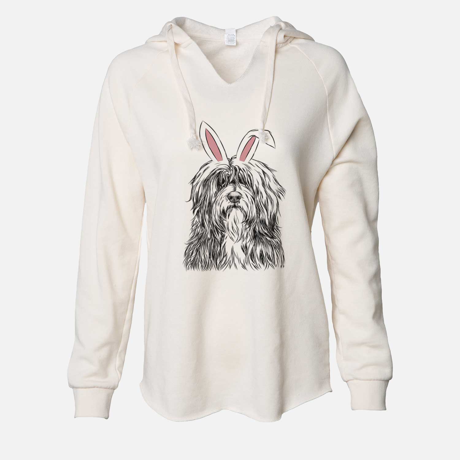 Easter Otto the Polish Lowland Sheepdog - Cali Wave Hooded Sweatshirt