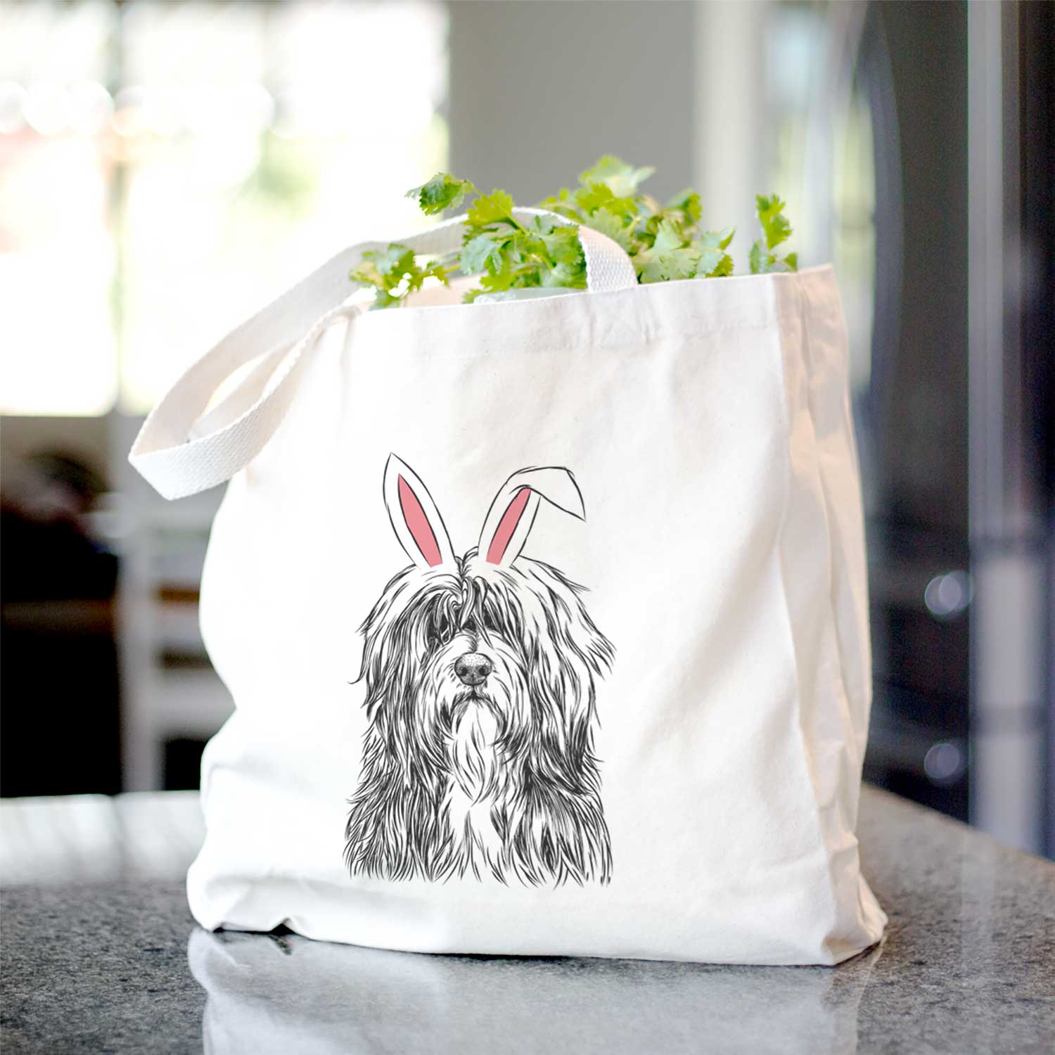 Otto the Polish Lowland Sheepdog - Tote Bag