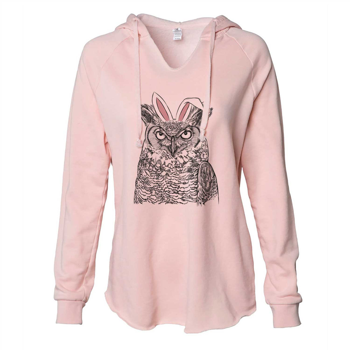 Easter Ozwald the Grey Horned Owl - Cali Wave Hooded Sweatshirt