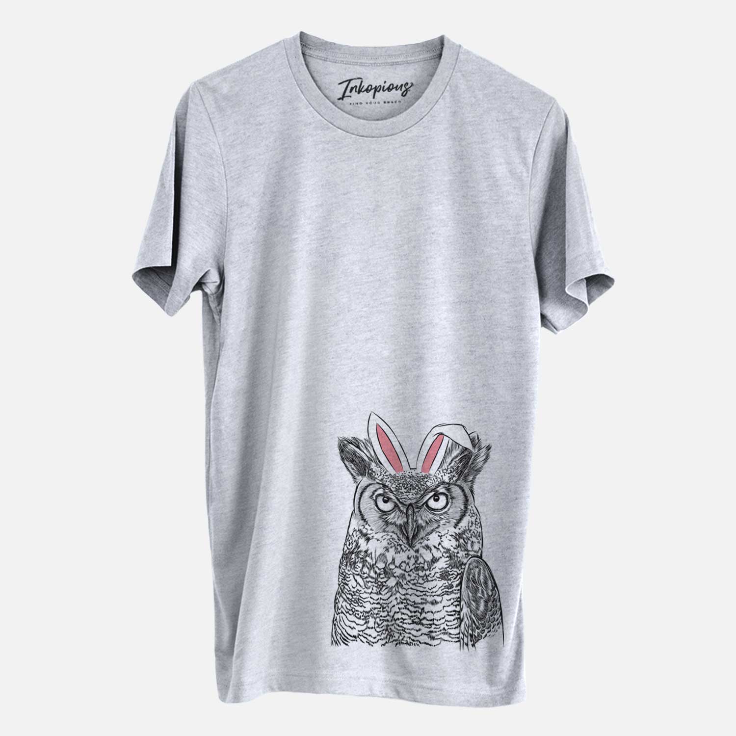 Easter Ozwald the Grey Horned Owl - Unisex Crewneck