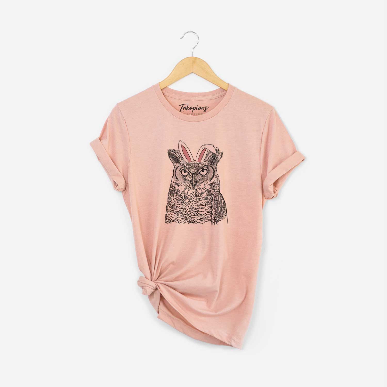 Easter Ozwald the Grey Horned Owl - Unisex Crewneck