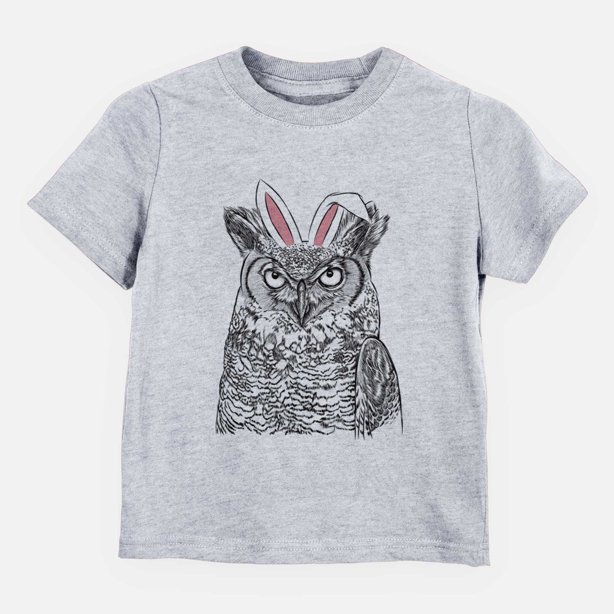 Easter Ozwald the Grey Horned Owl - Kids/Youth/Toddler Shirt