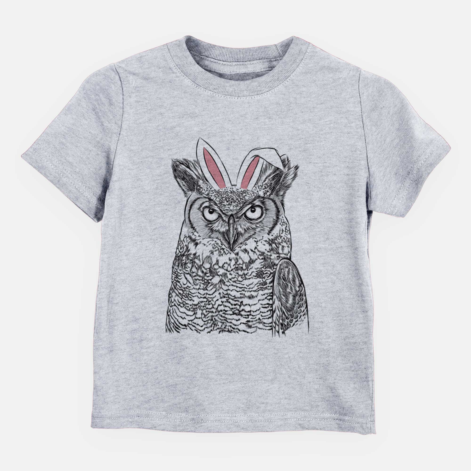 Easter Ozwald the Grey Horned Owl - Kids/Youth/Toddler Shirt