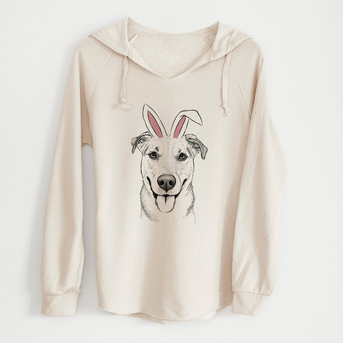 Easter Padre the Pitbull Mix - Cali Wave Hooded Sweatshirt