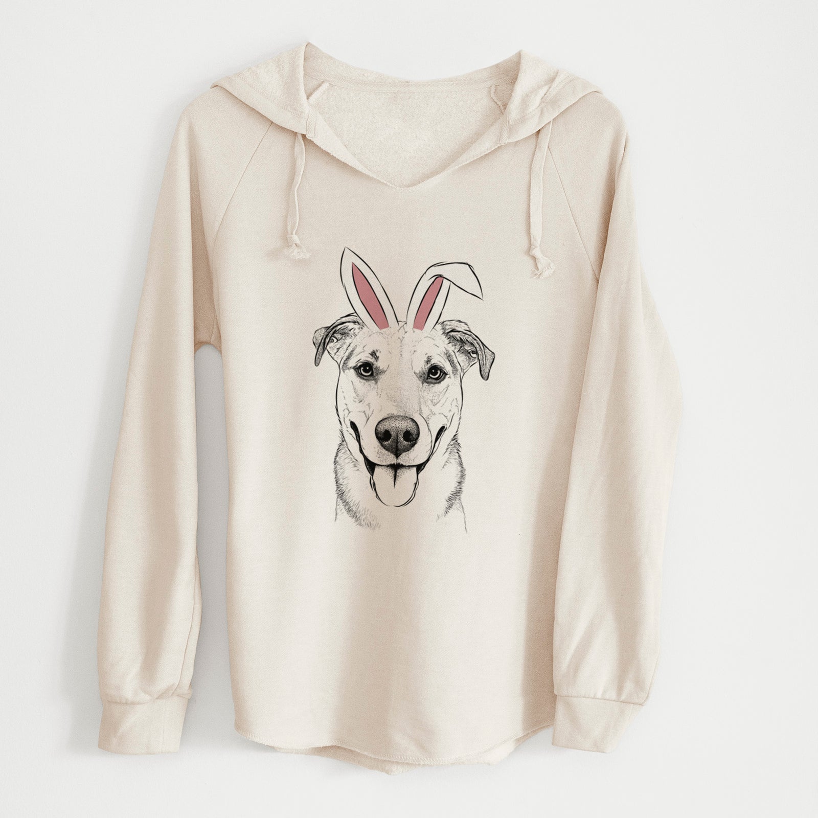 Easter Padre the Pitbull Mix - Cali Wave Hooded Sweatshirt