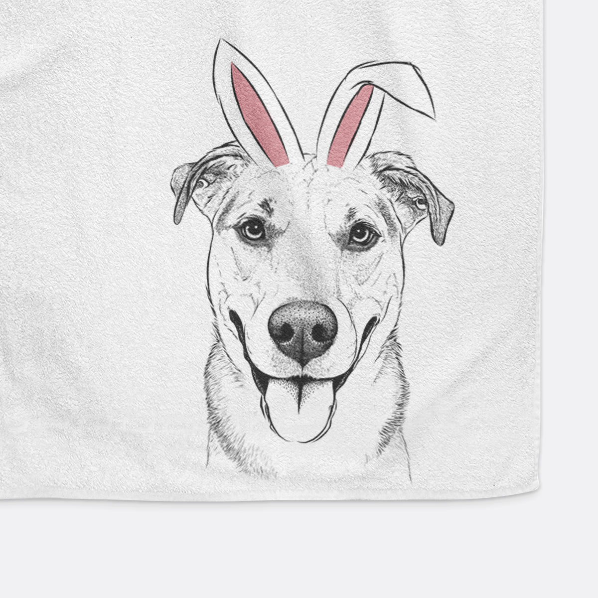 Padre the Pitbull Mix Decorative Hand Towel