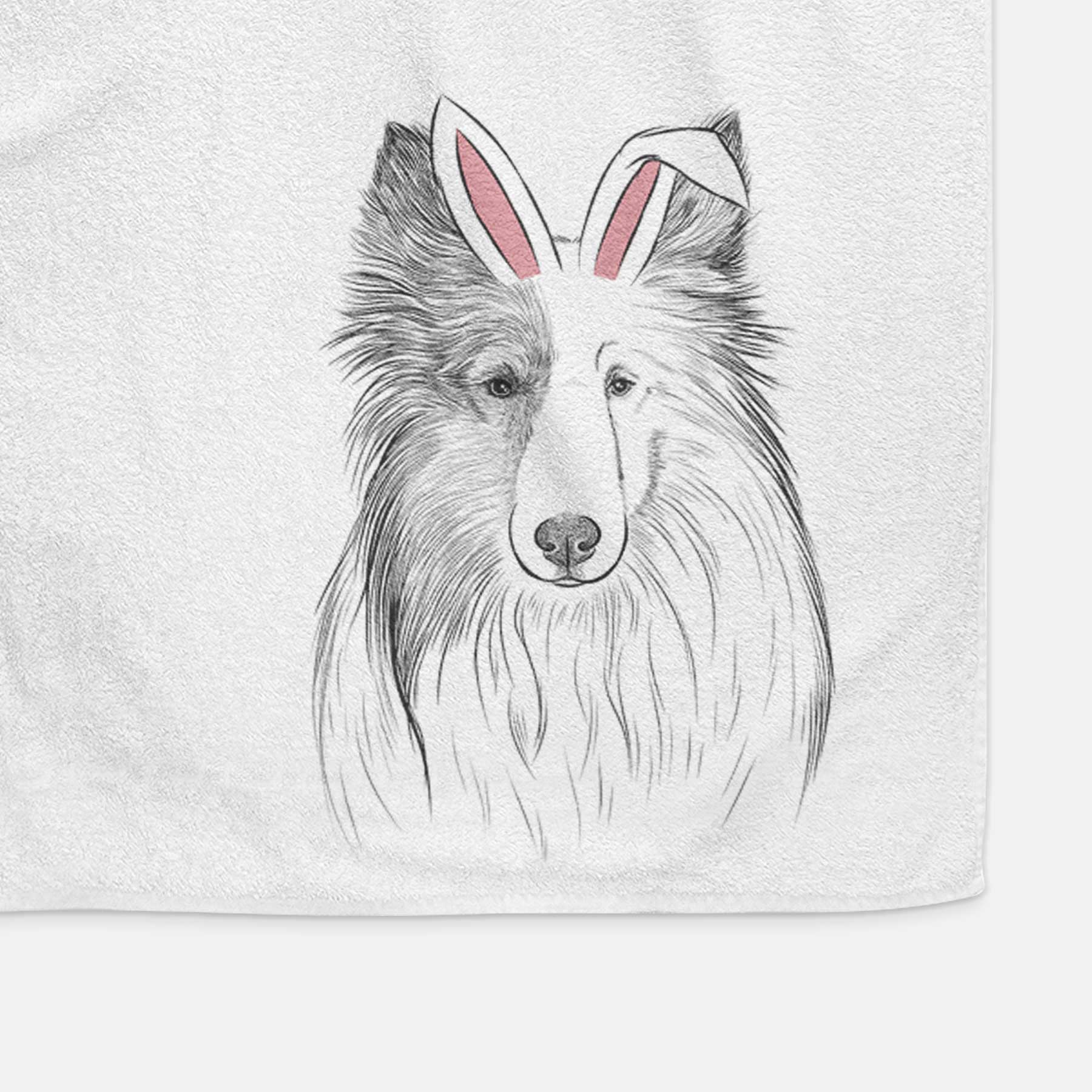 Palin the Shetland Sheepdog Decorative Hand Towel