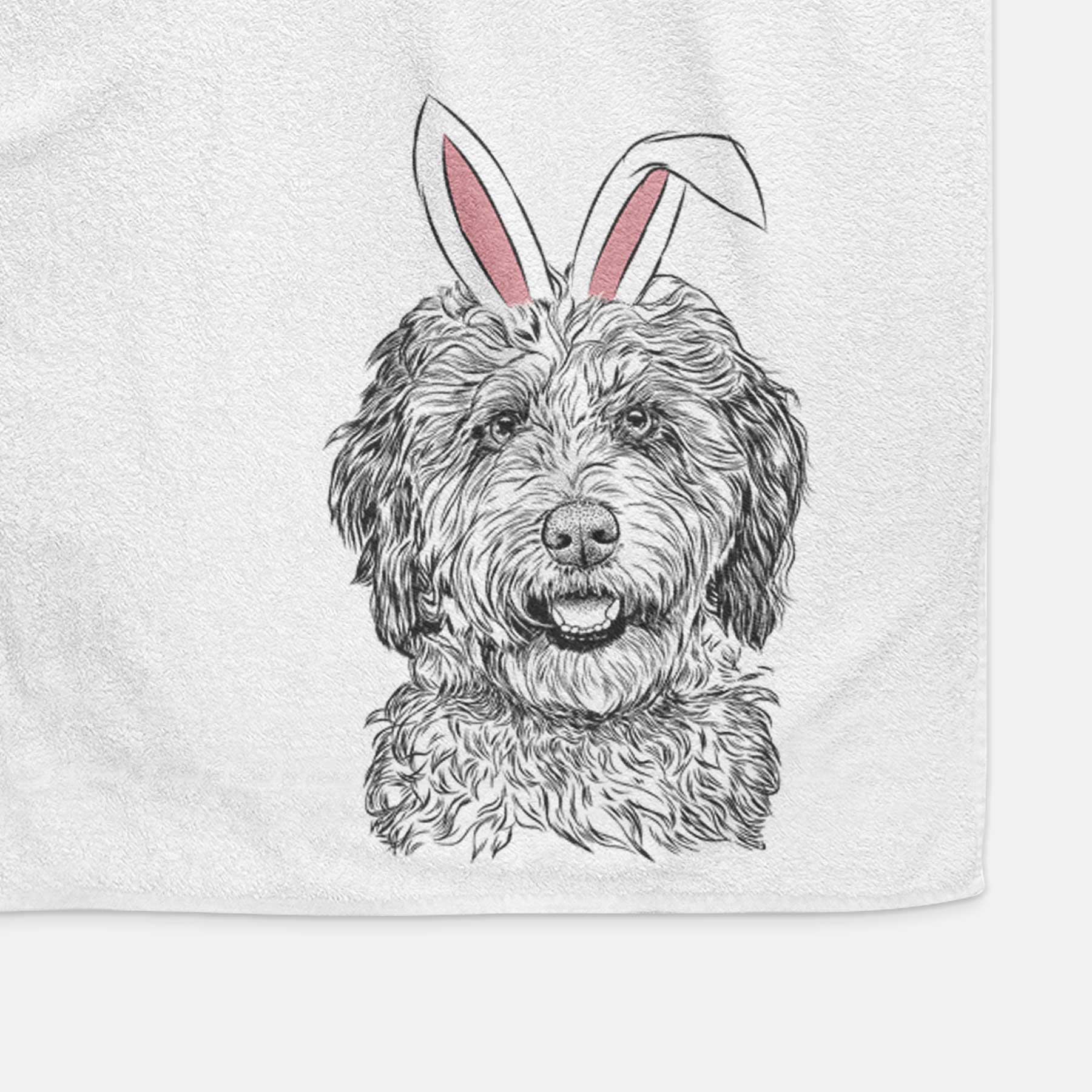 Palmer the Aussiedoodle Decorative Hand Towel